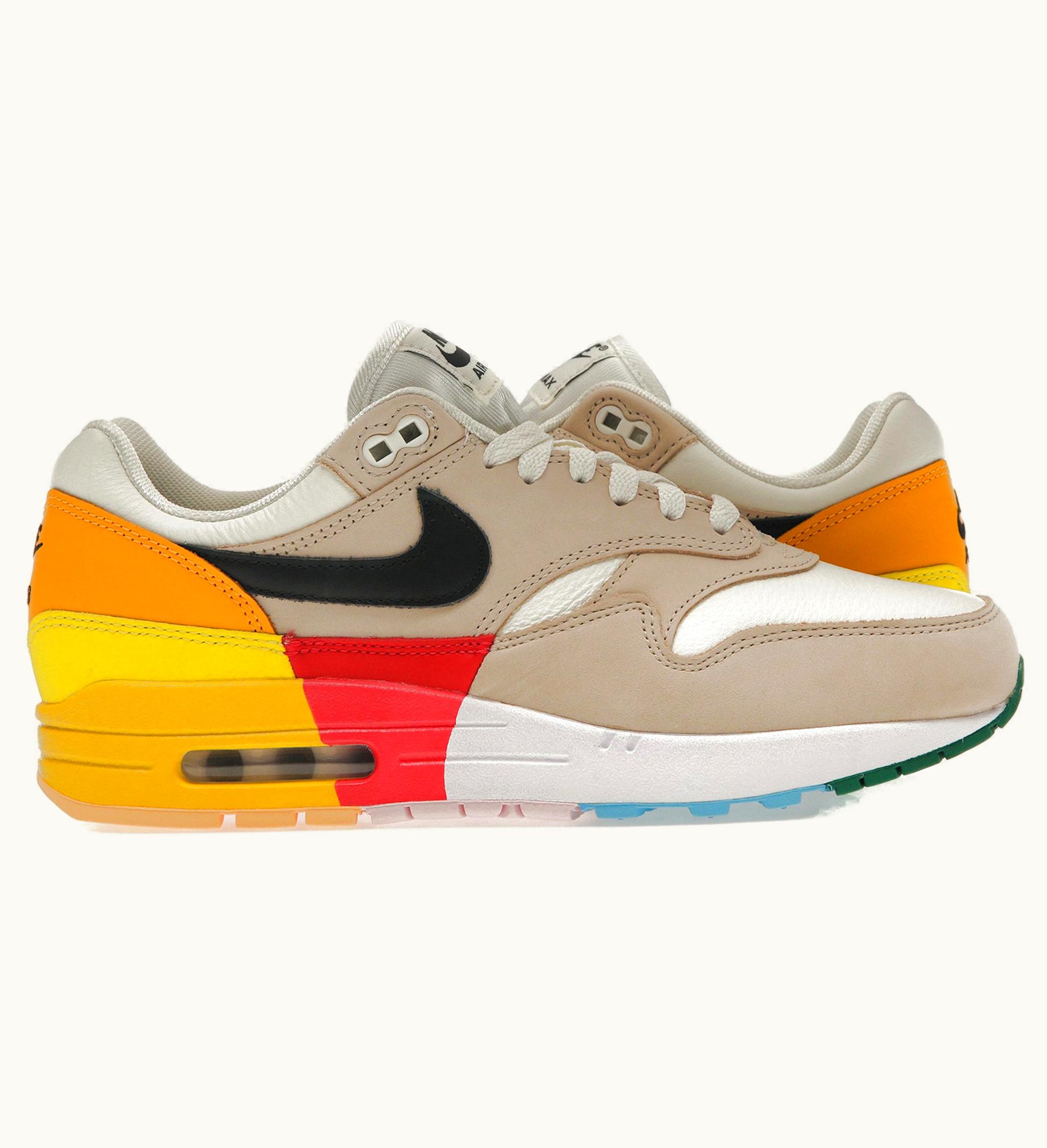 Nike Air Max 1 Khaki Multi Color Womens