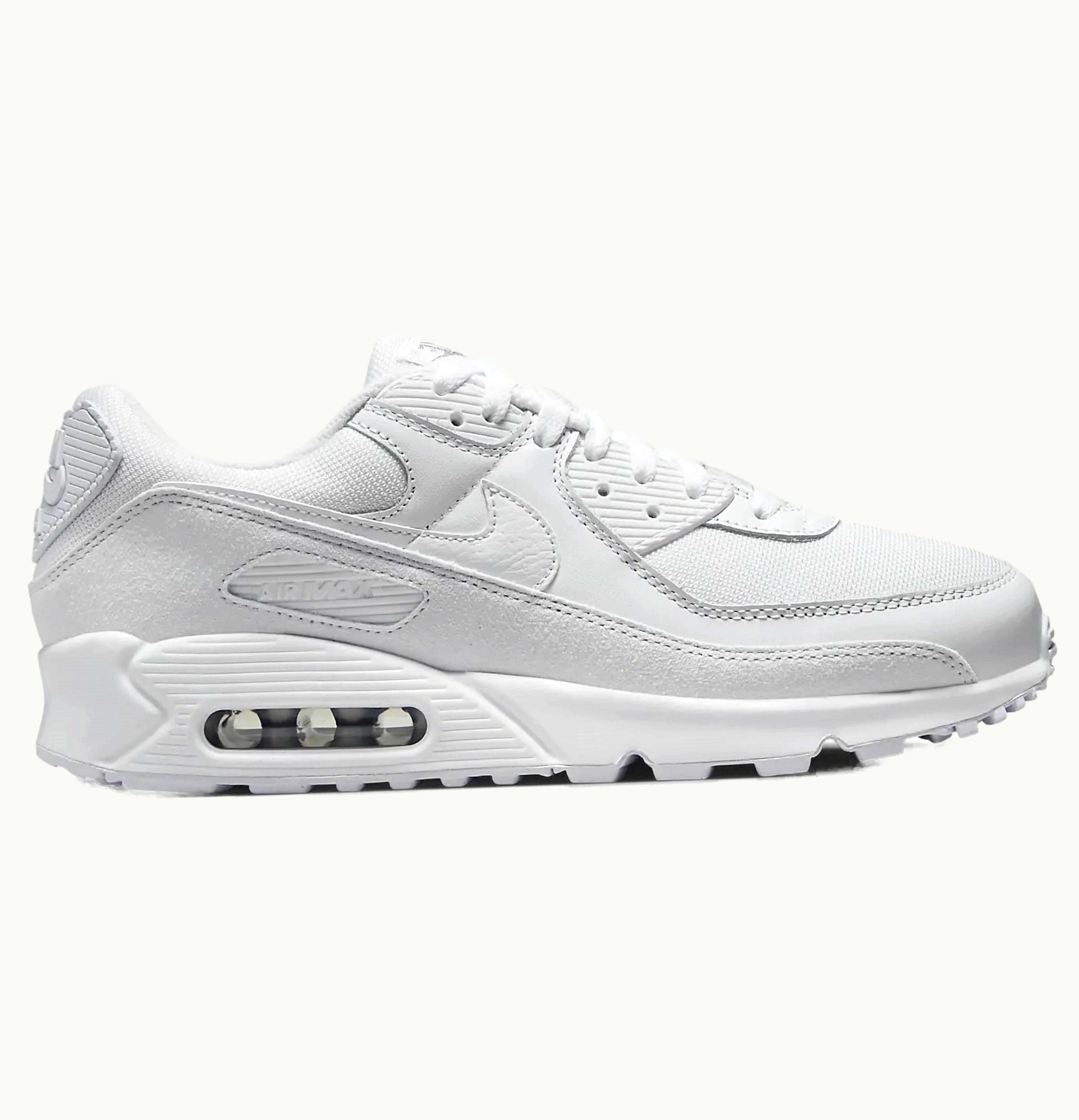 Nike Air Max 90 Premium White Metallic Silver 2023