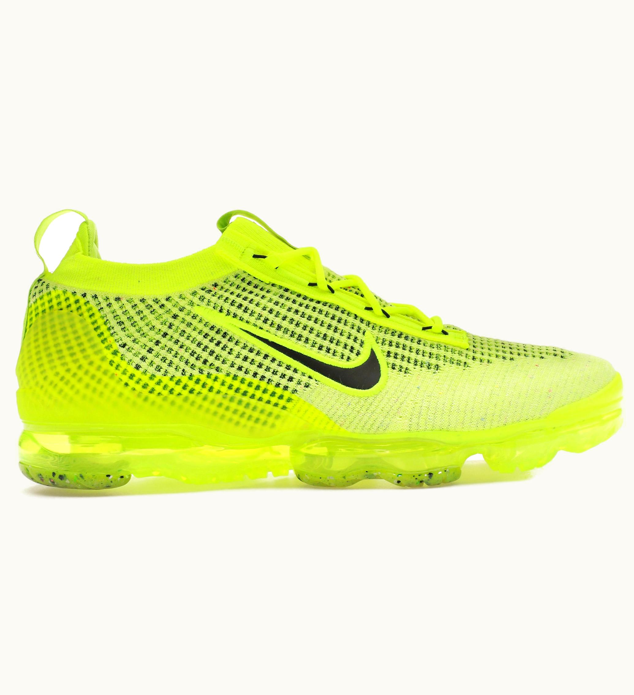 Nike Air Vapormax 2021 Flyknit Volt Black