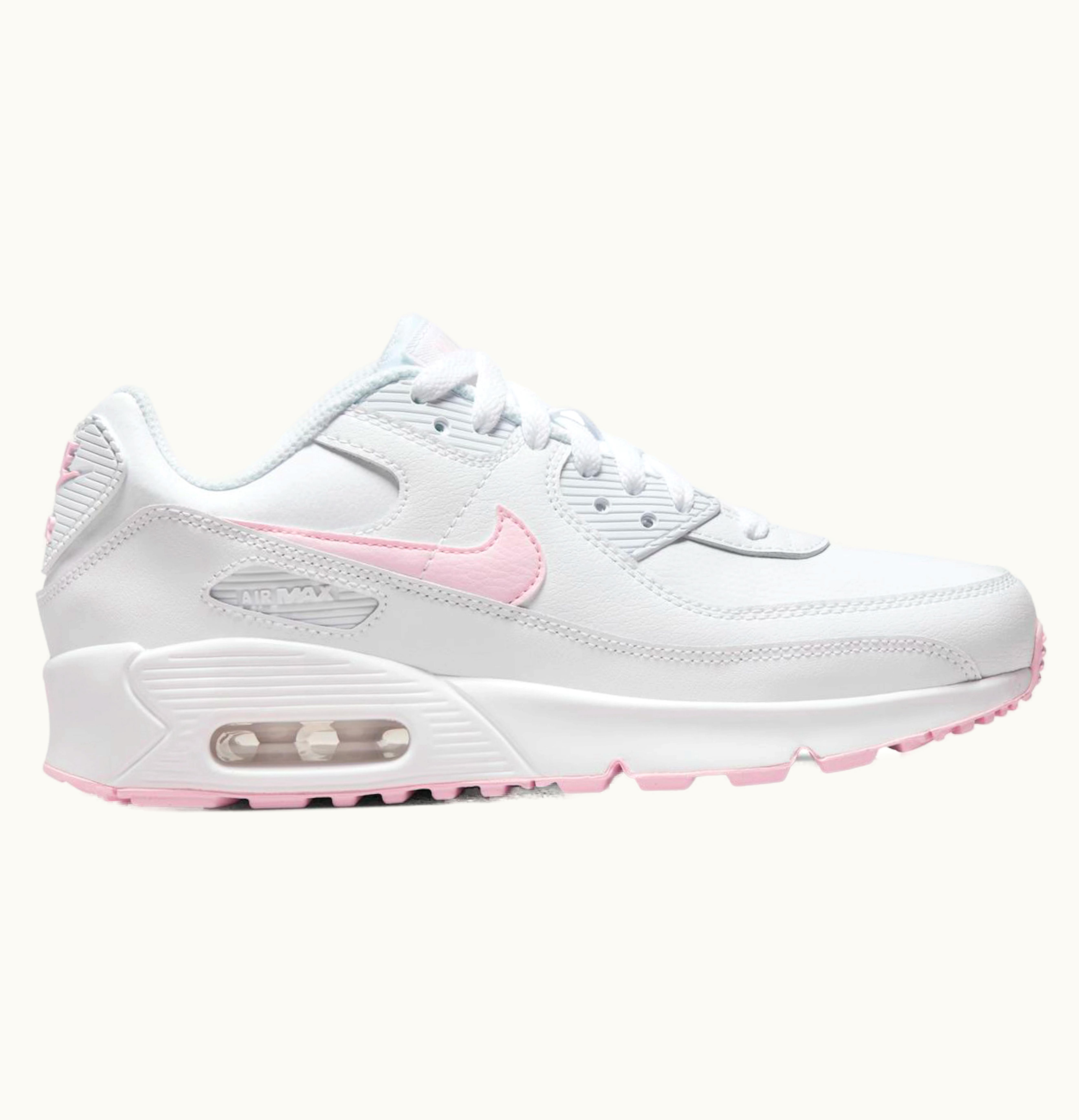 Nike Air Max 90 Ltr White Pink Foam Gs