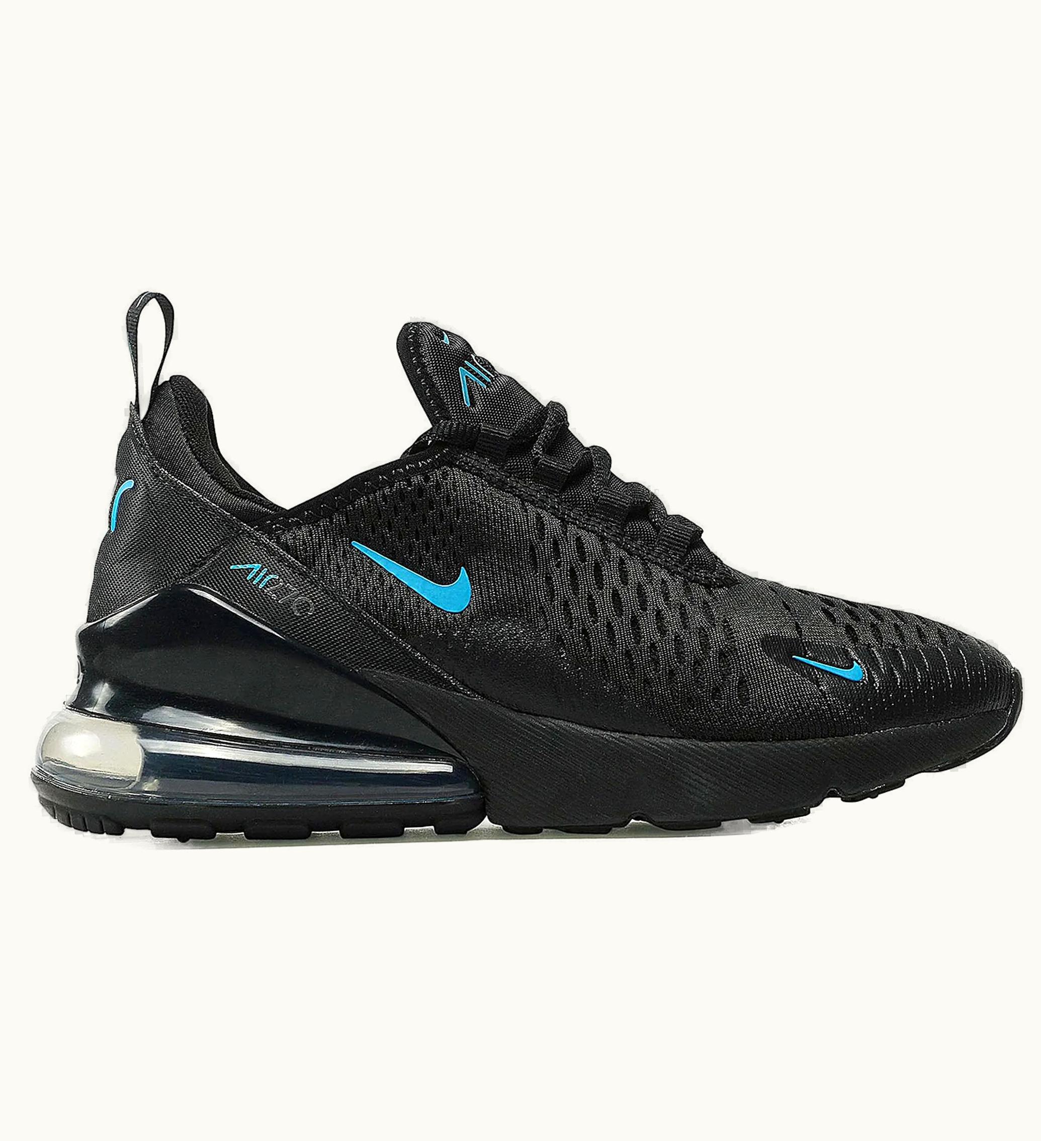 Nike Air Max 270 Black Imperial Blue Gs