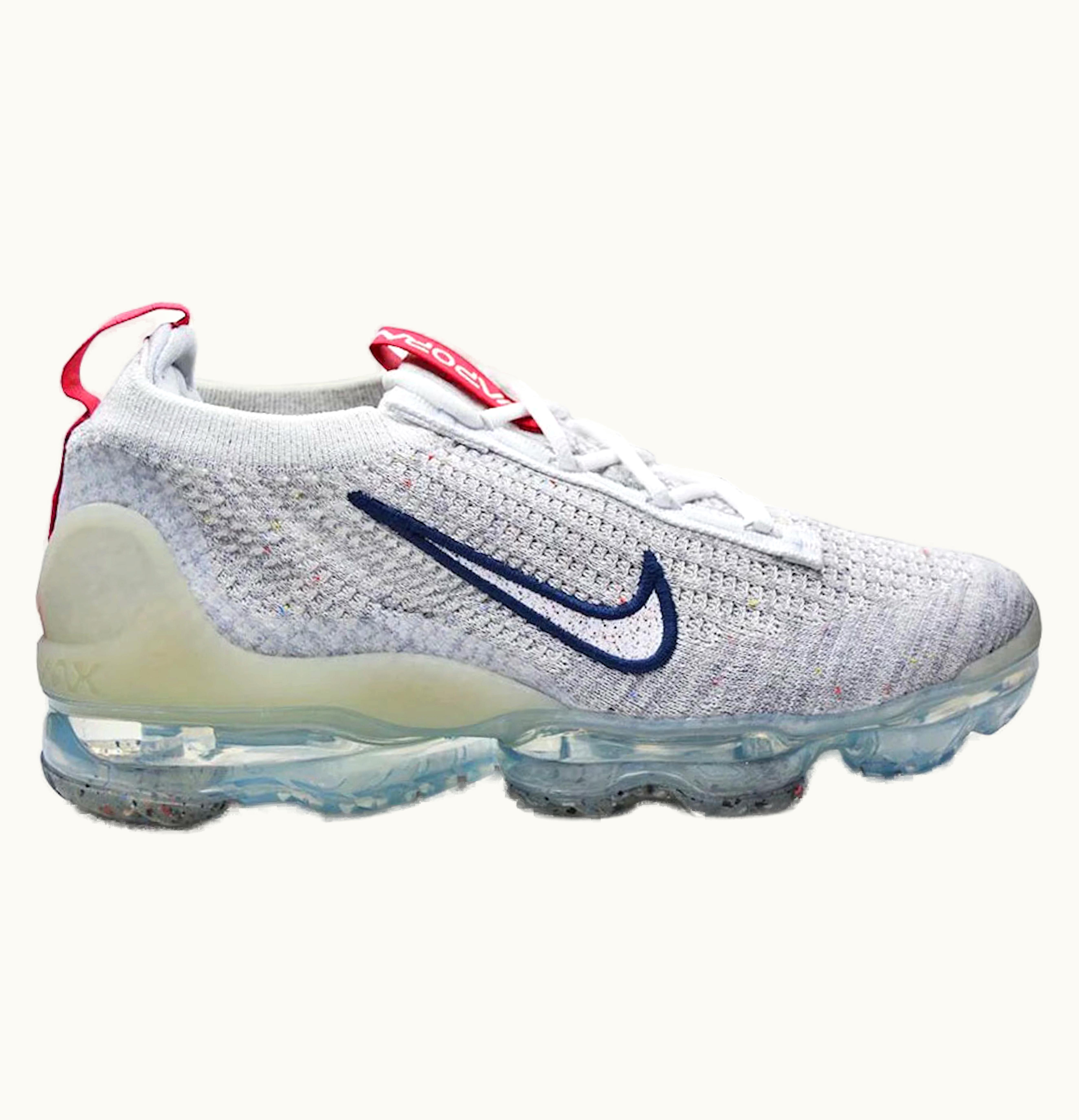 Nike Air Vapormax 2021 Flyknit Photon Dust Midnight Navy Womens