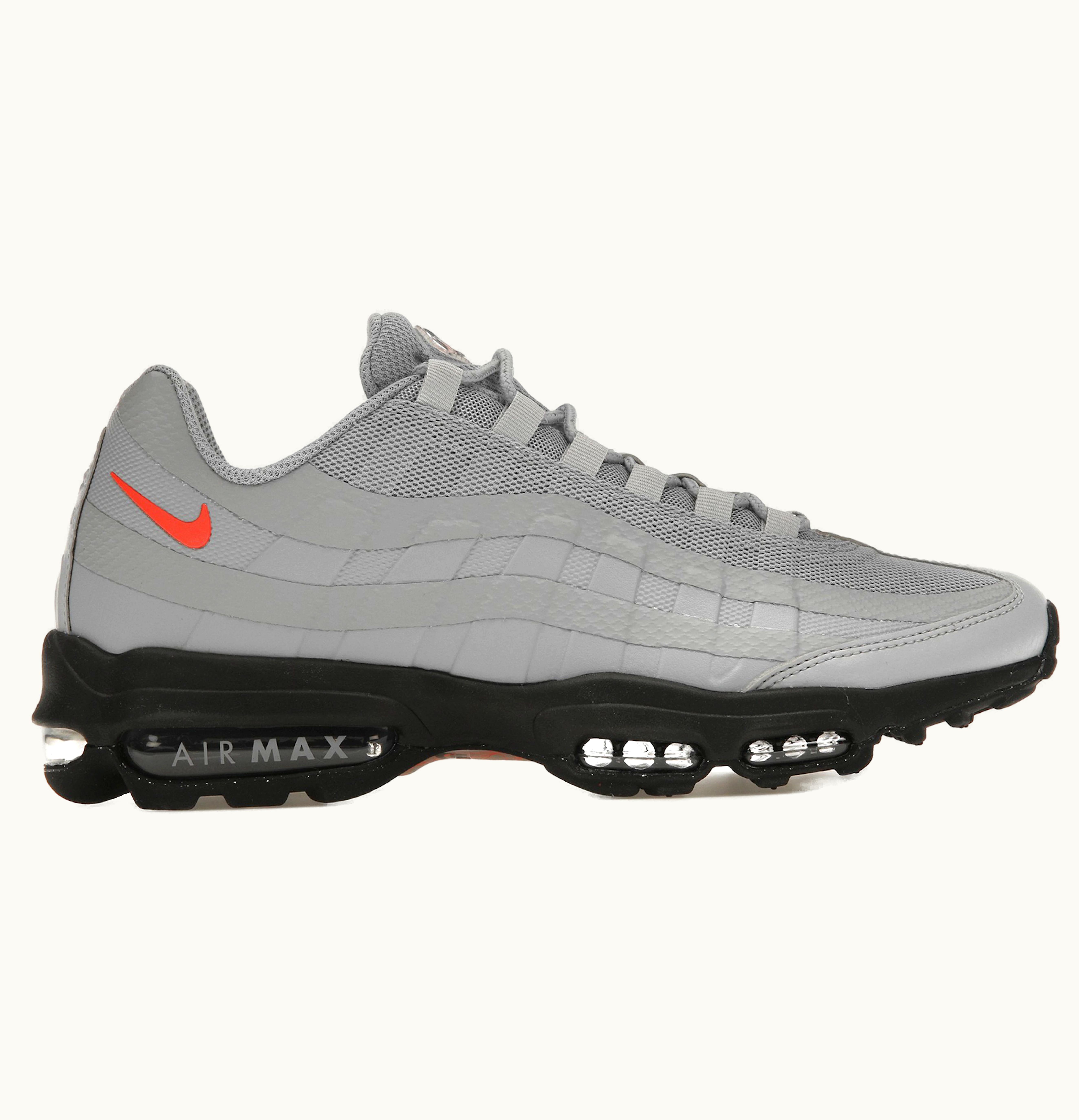 Nike Air Max 95 Ultra Wolf Grey Bright Crimson
