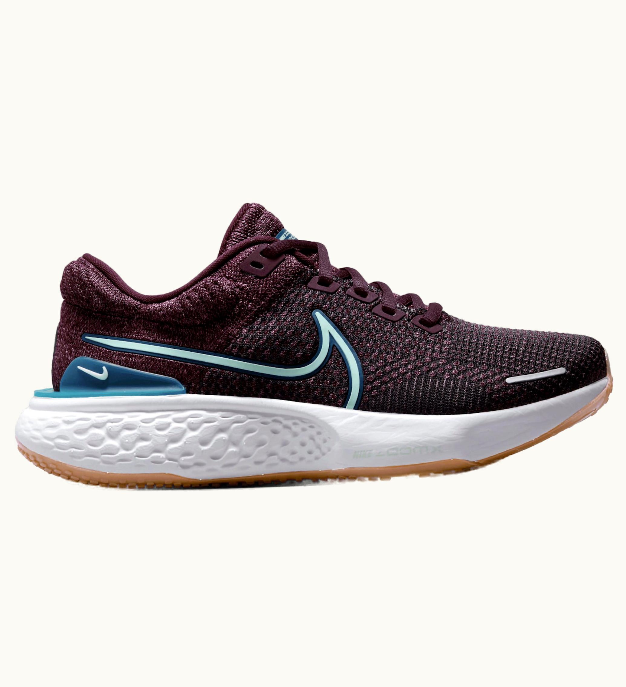 Nike Zoomx Invincible Run Flyknit 2 Burgundy Crush Mint Foam Womens