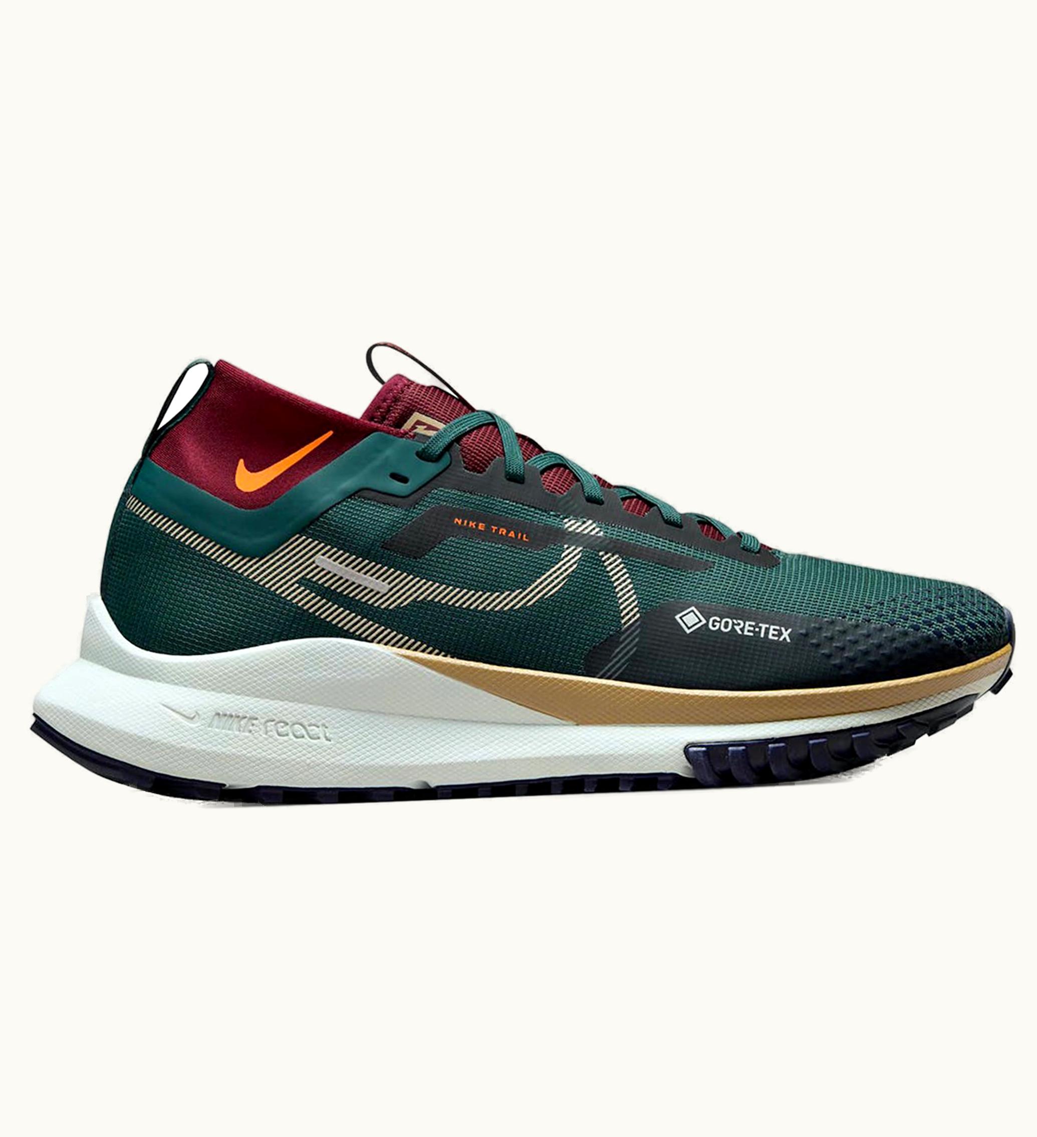 Nike React Pegasus Trail 4 Gore Tex Deep Jungle Night Maroon