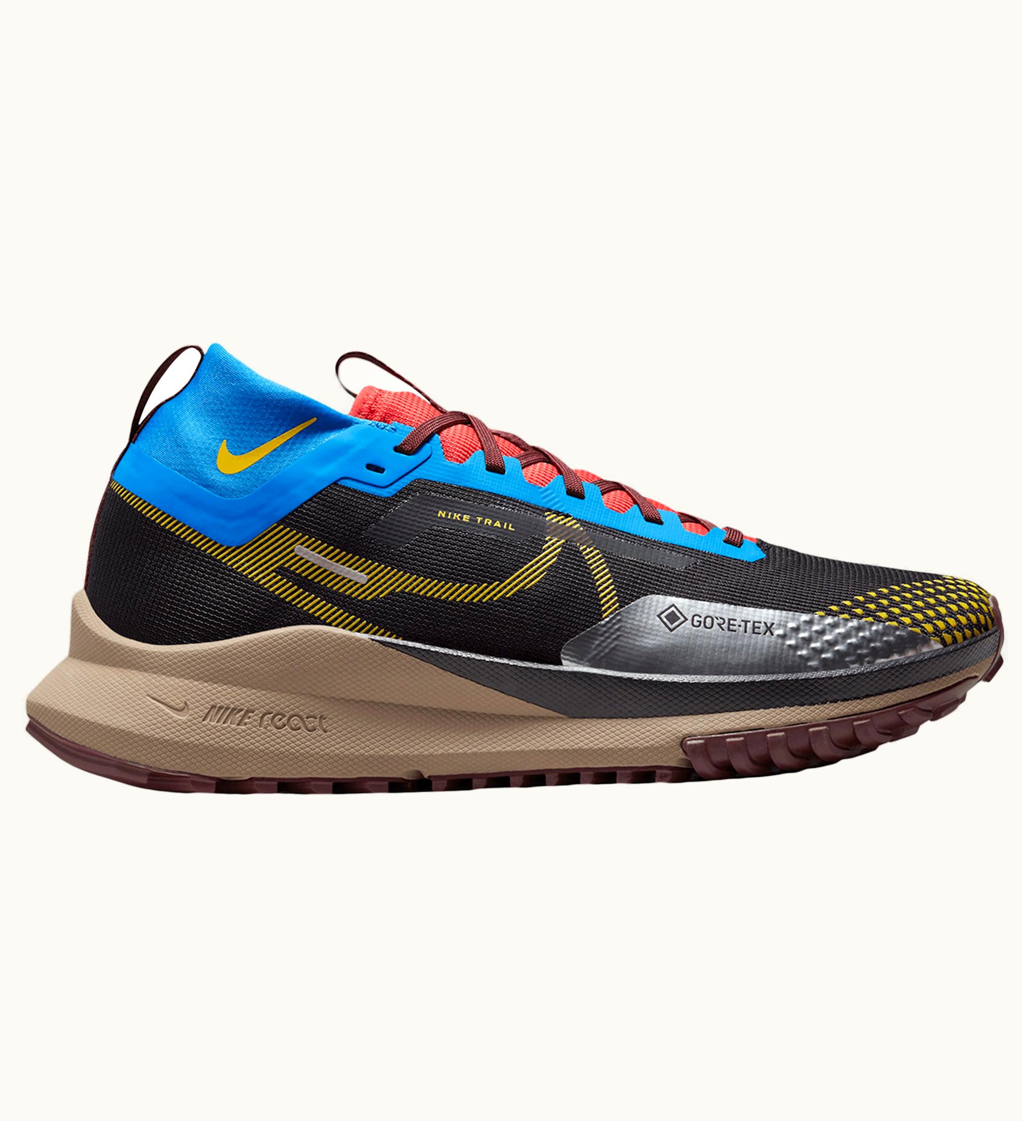 Nike React Pegasus Trail 4 Gore Tex Black Vivid Sulfur Blue