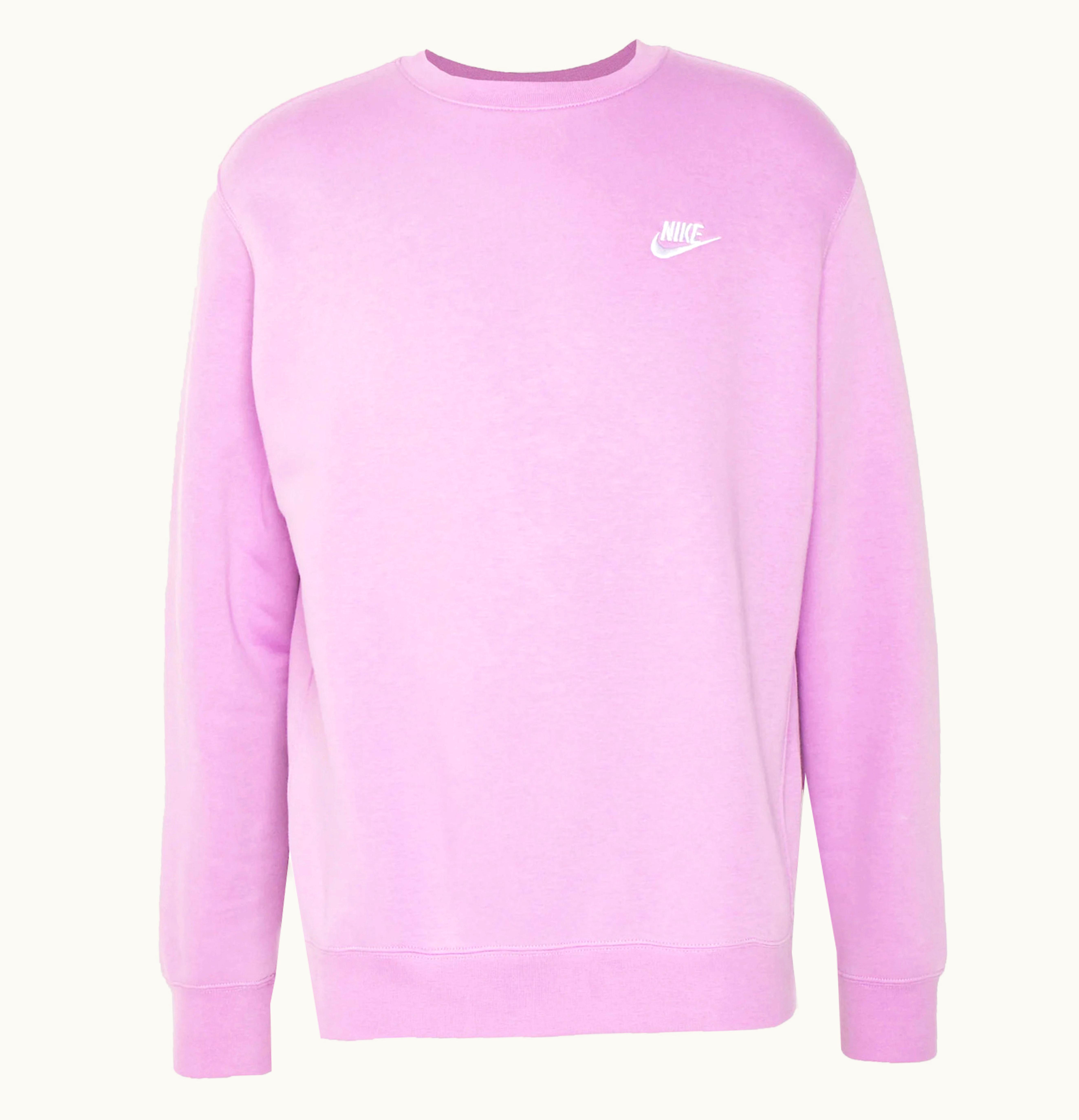 Nike Nike Sportswear Club Fleece Crewneck Violet Shock White