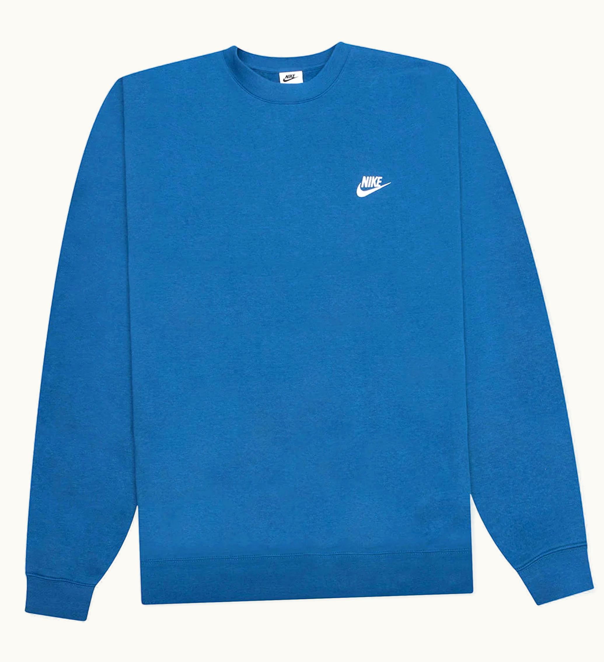 Nike Nike Sportswear Club Fleece Crewneck Blue Dark Marina Blue