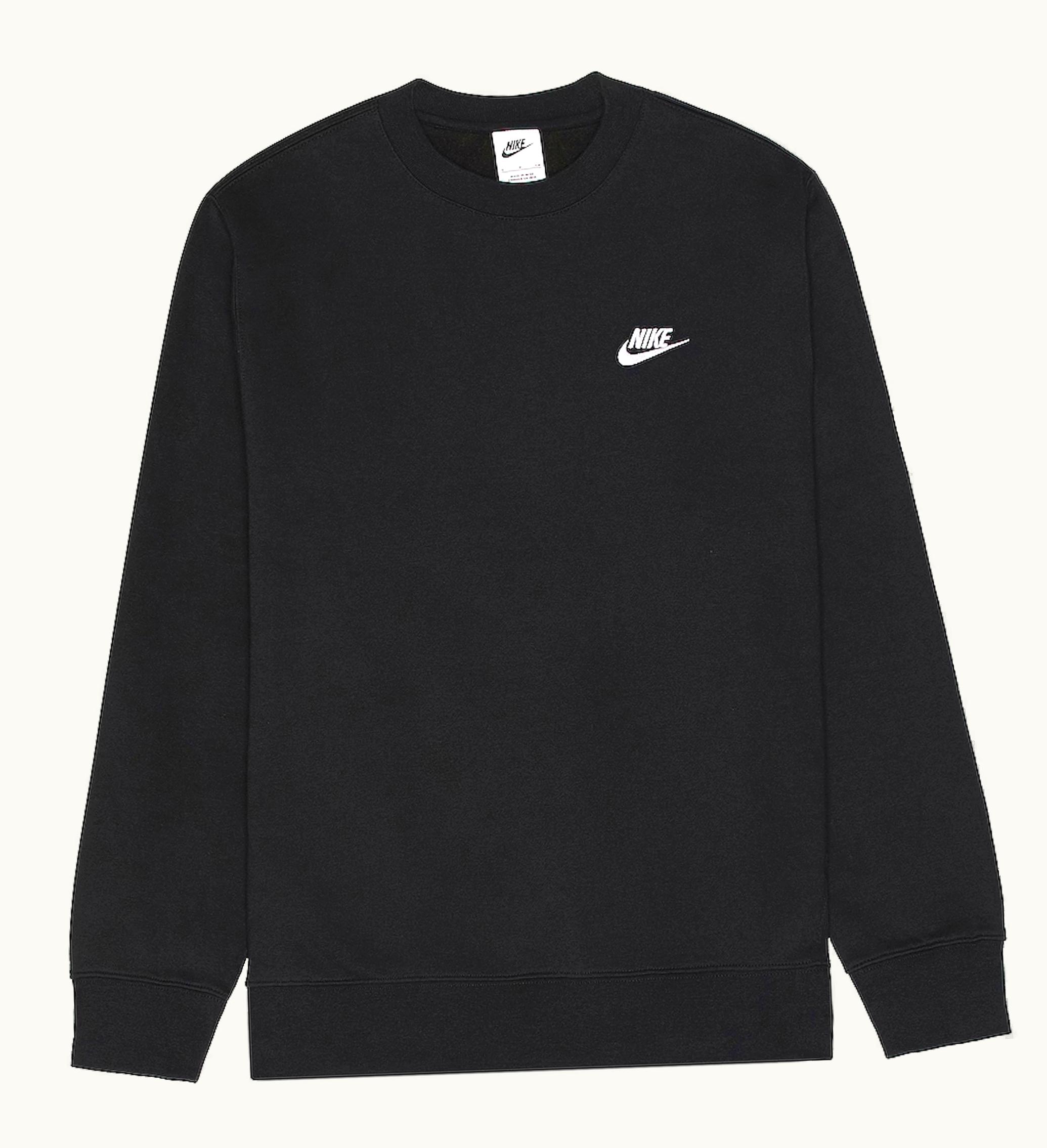 Nike Nike Sportswear Club Fleece Crewneck Black White