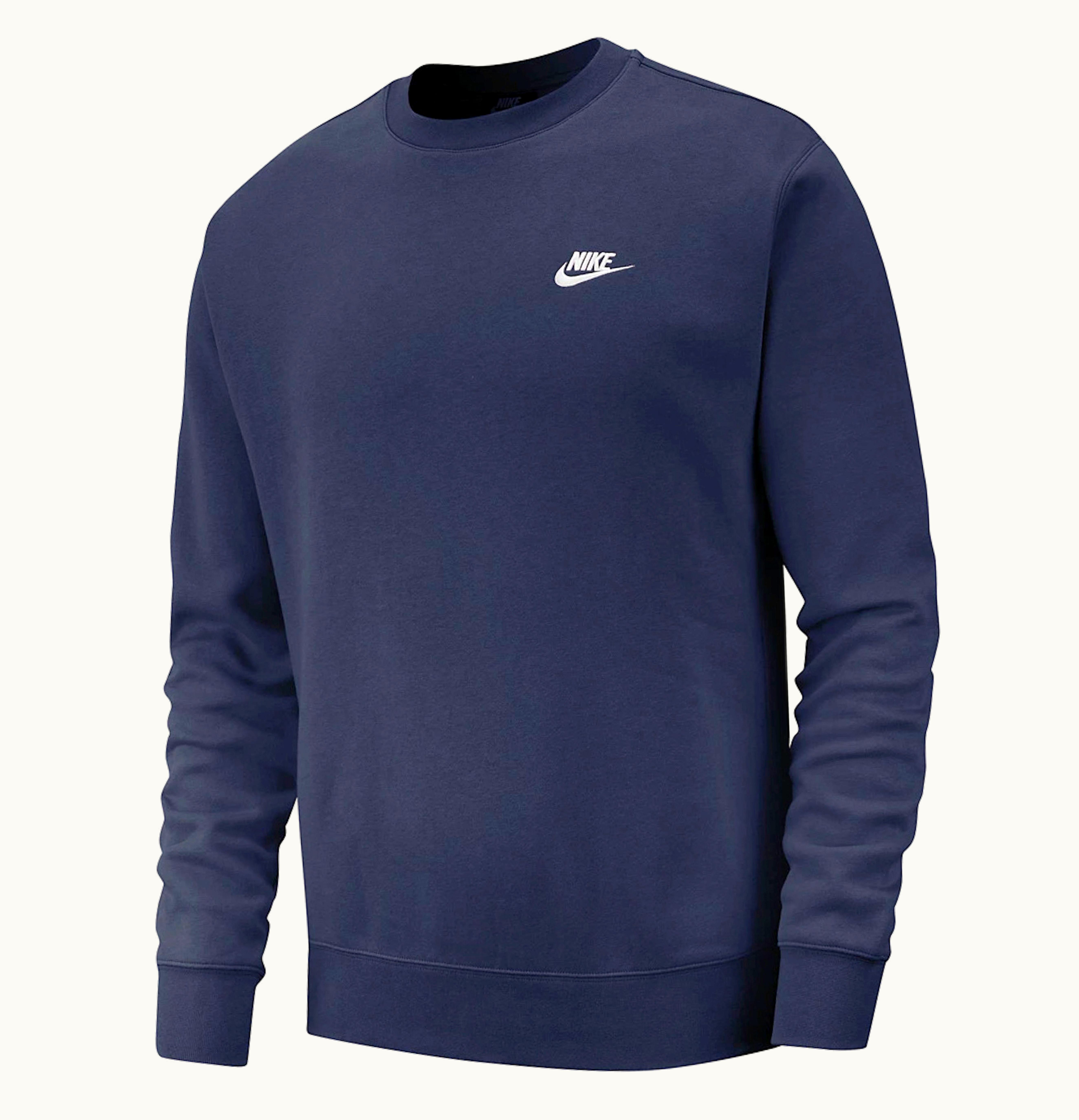 Nike Nike Sportswear Club Fleece Crewneck Midnight Navy White