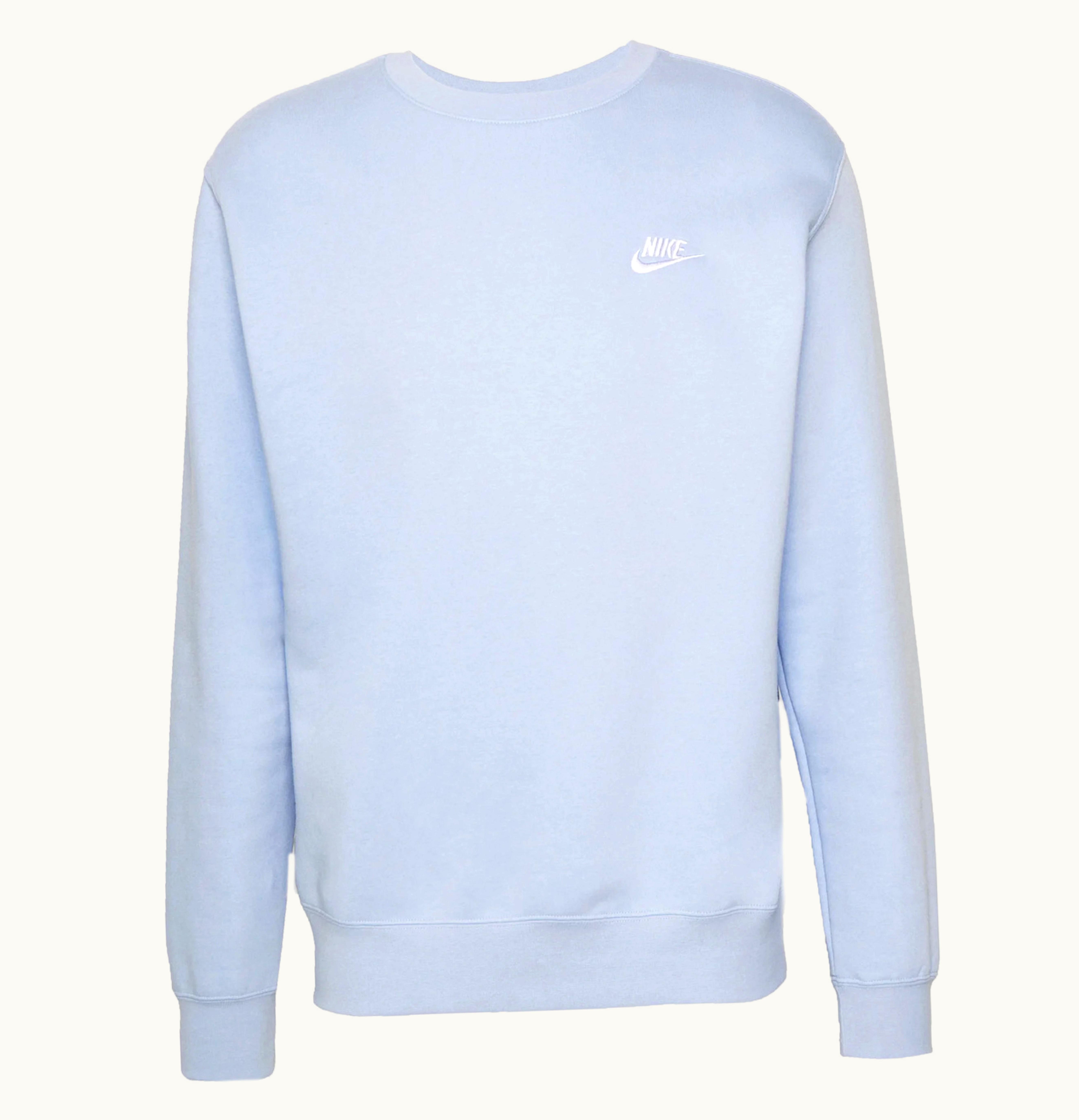Nike Nike Sportswear Club Fleece Crewneck Cobalt Bliss White