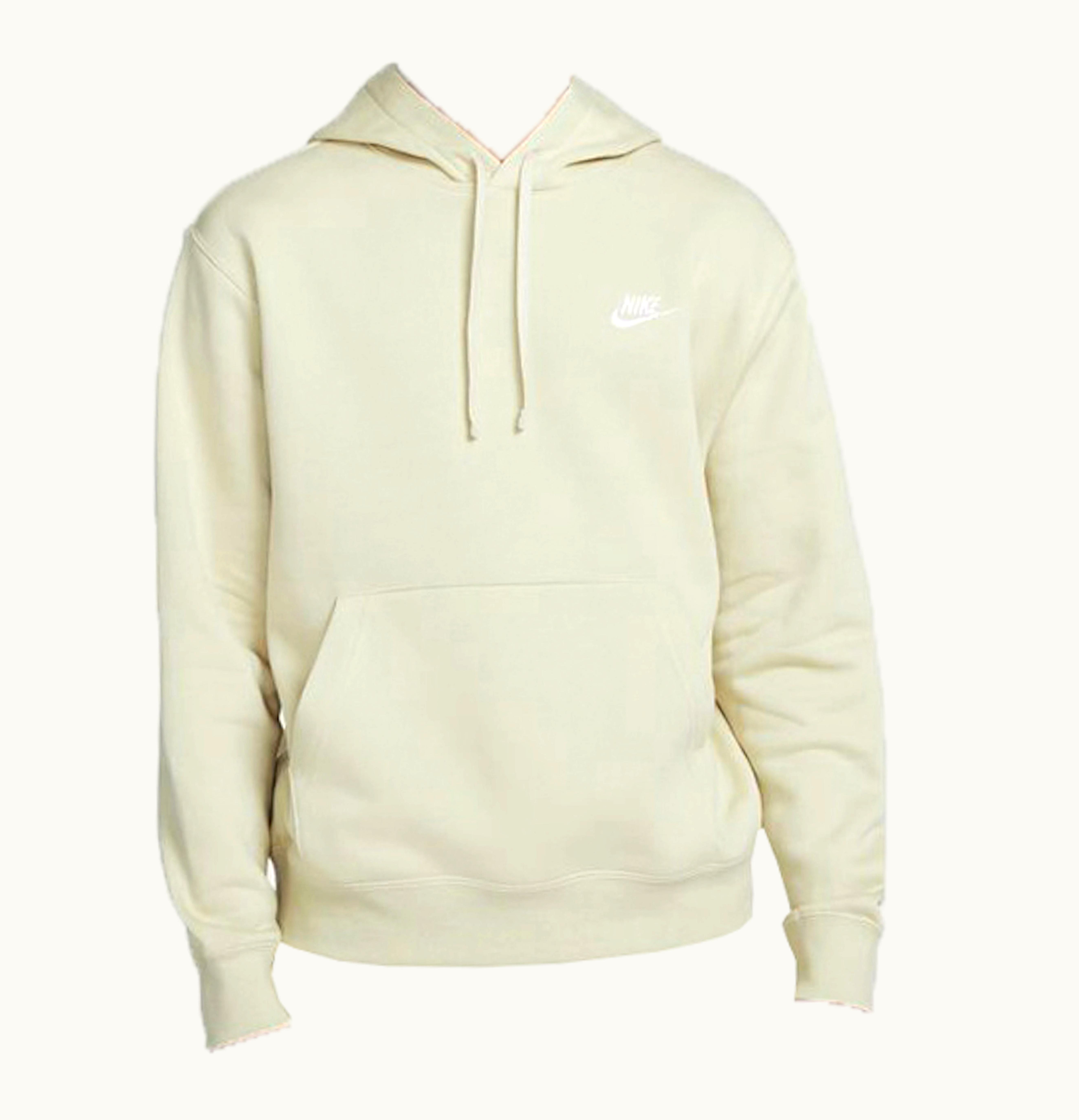 Nike Nike Sportswear Club Fleece Pullover Hoodie Rattan Rattan White