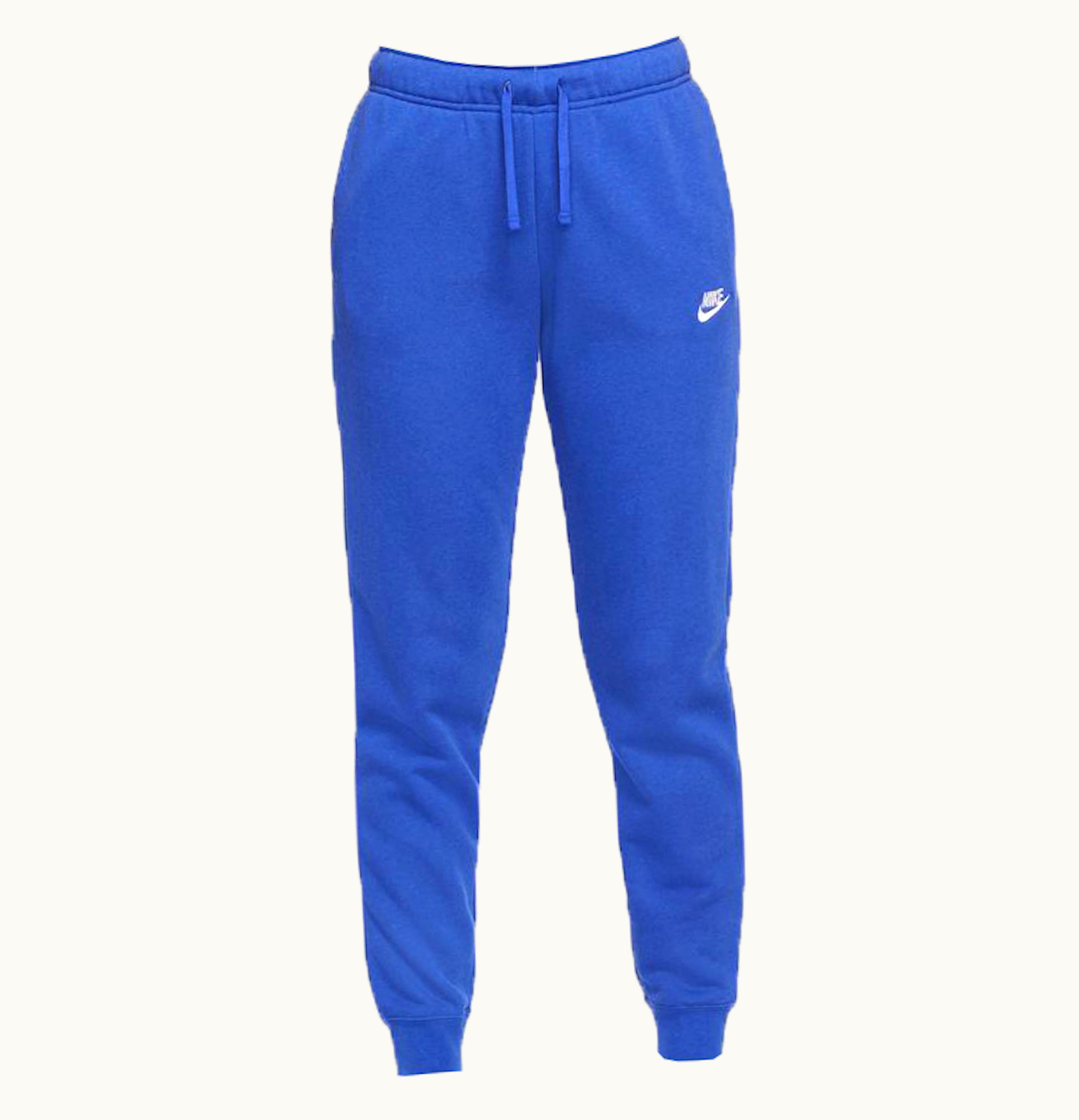 Nike Nike Sportswear Womens Club Fleece Jogger Pants Hyper Royal Htr White
