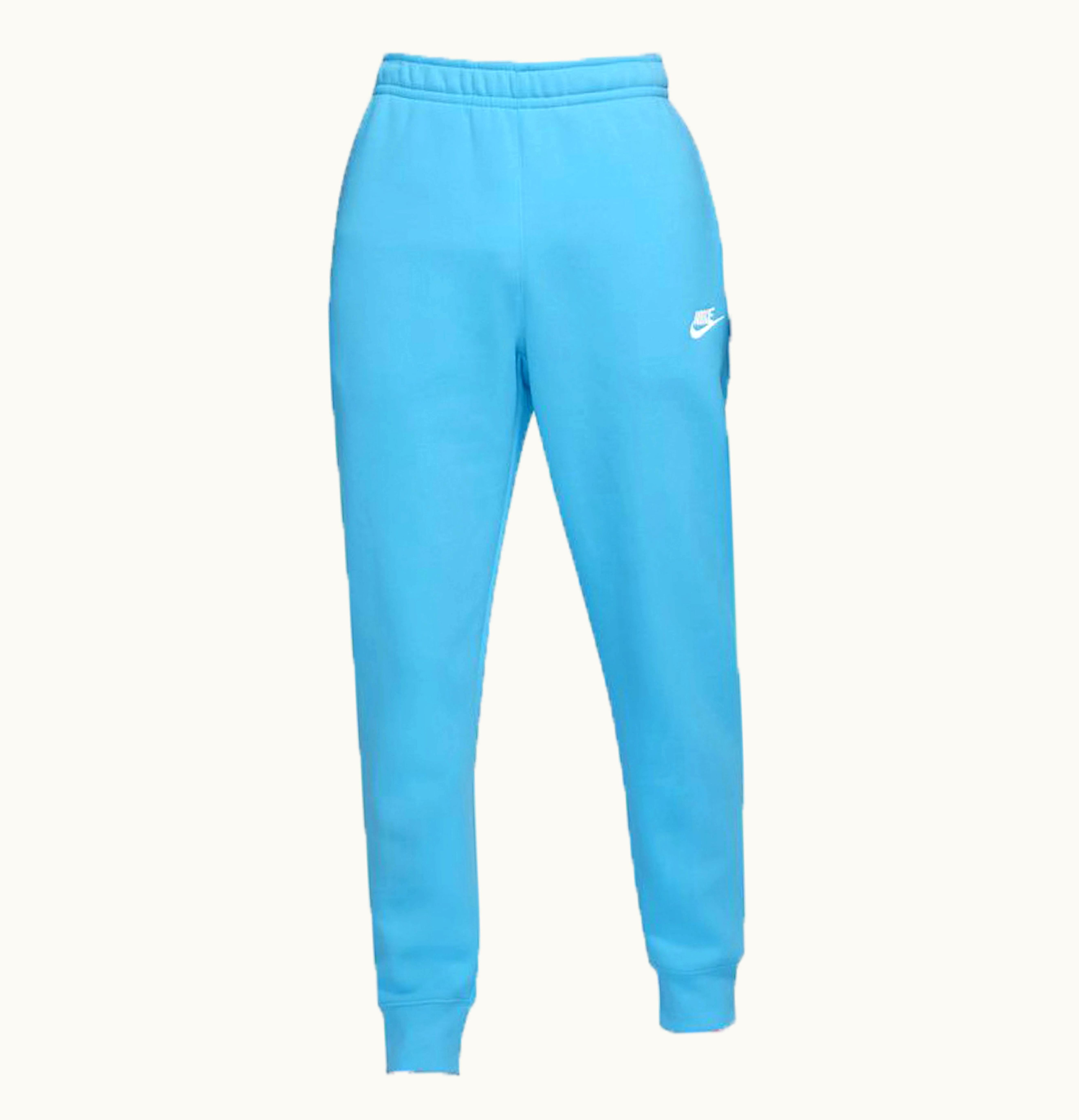 Nike Nike Sportswear Womens Club Fleece Jogger Pants Baltic Blue White White