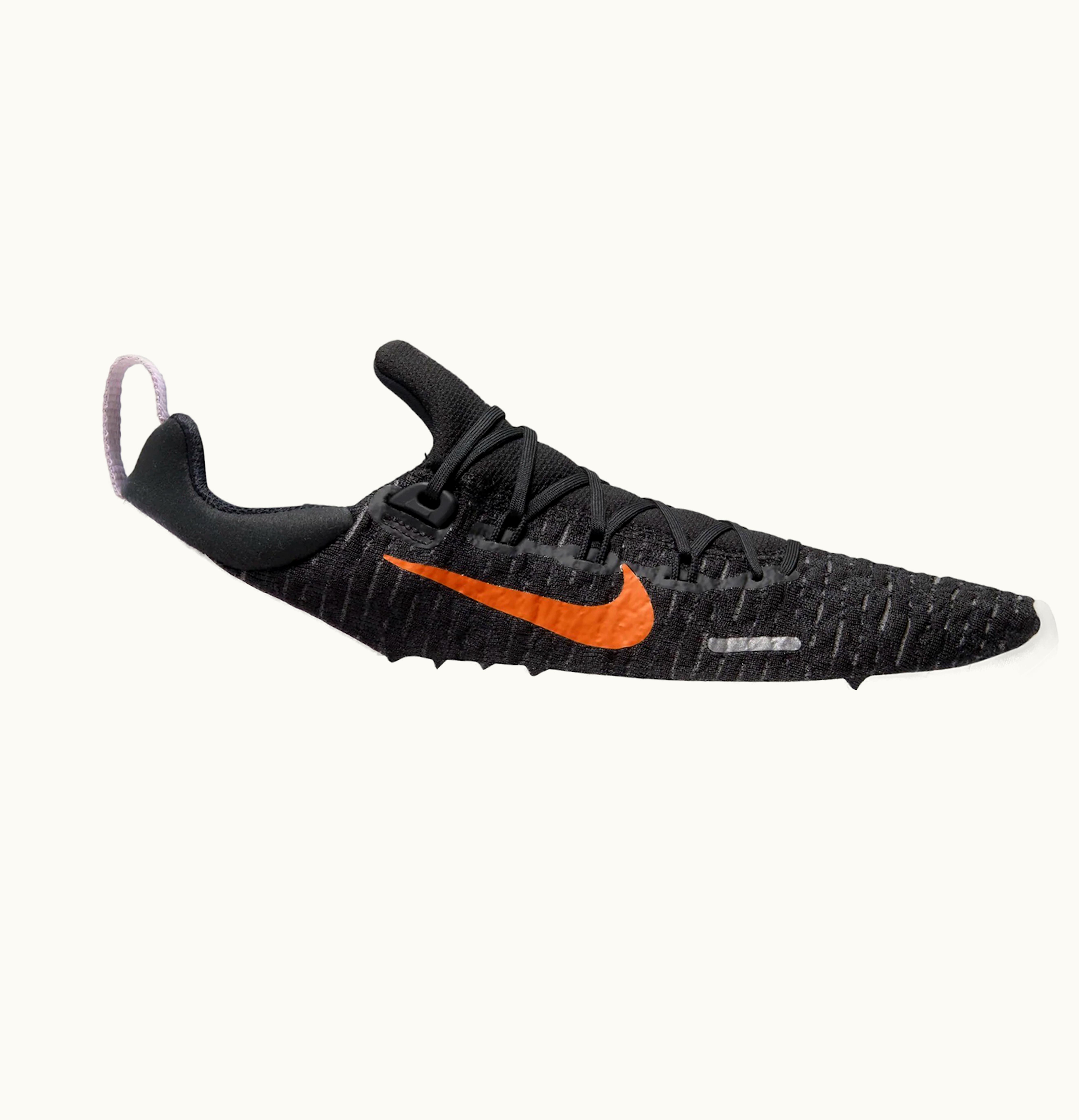 Nike Free Run 50 Next Nature Black Rush Orange Womens