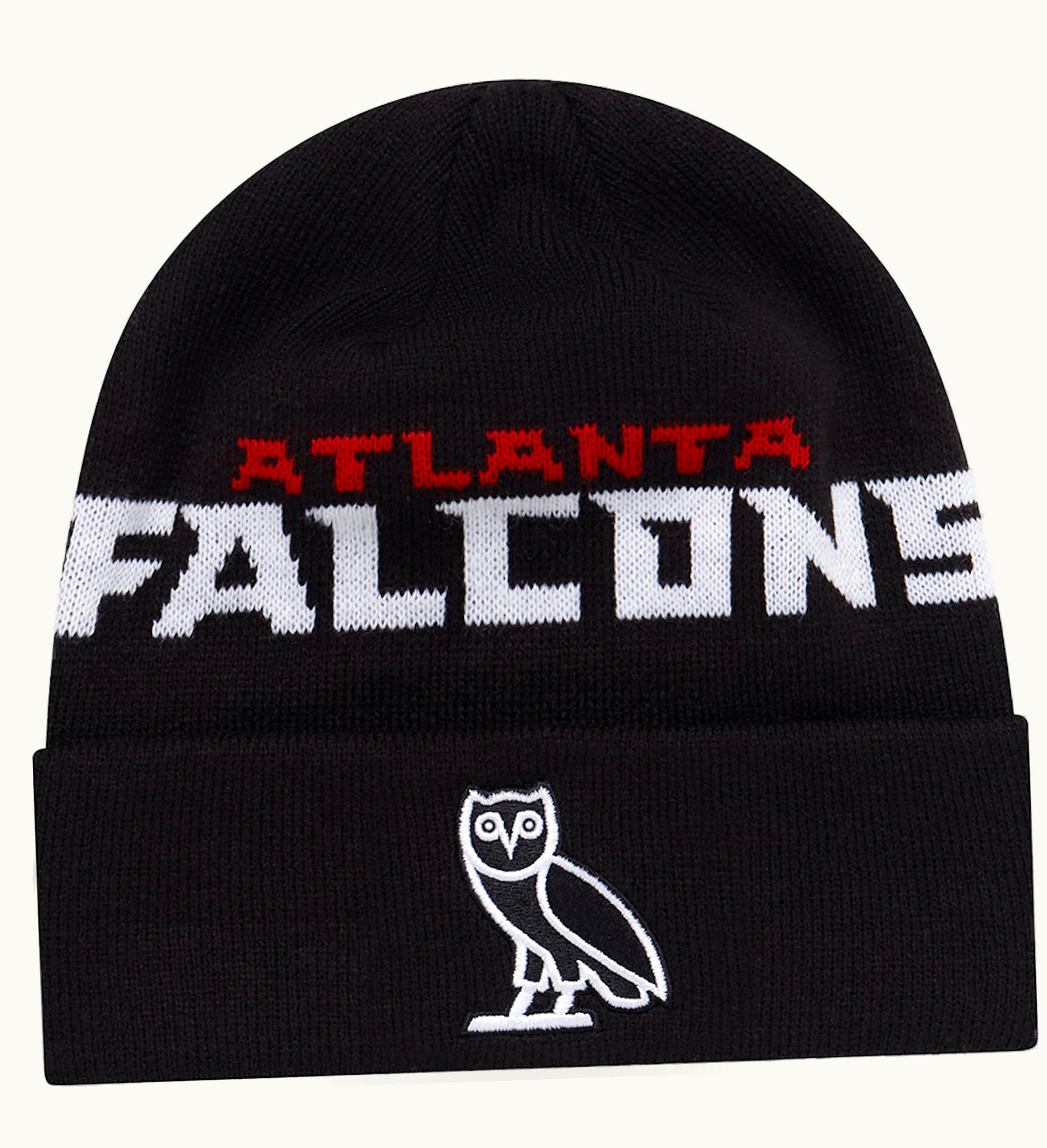 OVO OVO X NFL Atlanta Falcons New Era Beanie Black