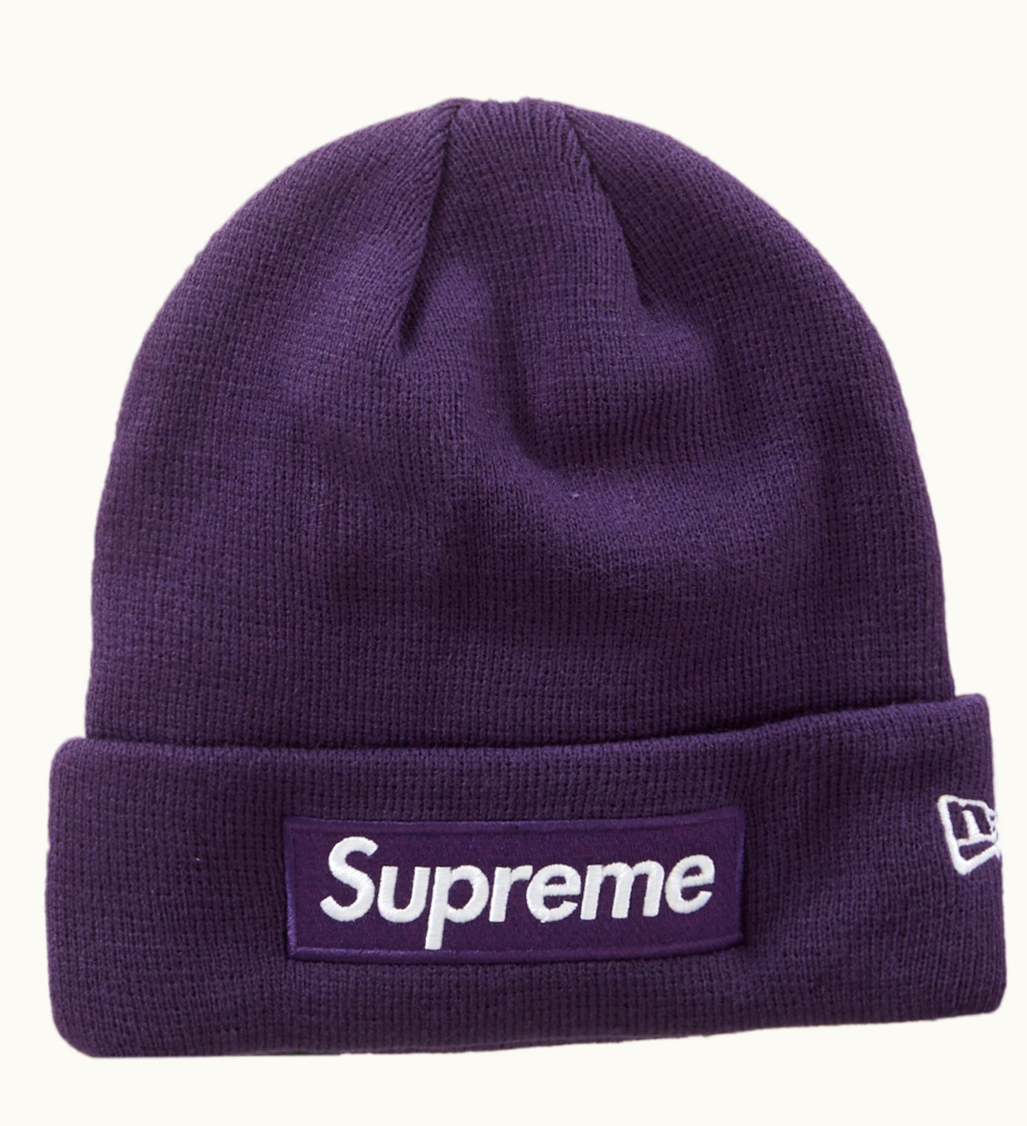 Supreme Supreme New Era Box Logo Beanie FW23 Dark Purple