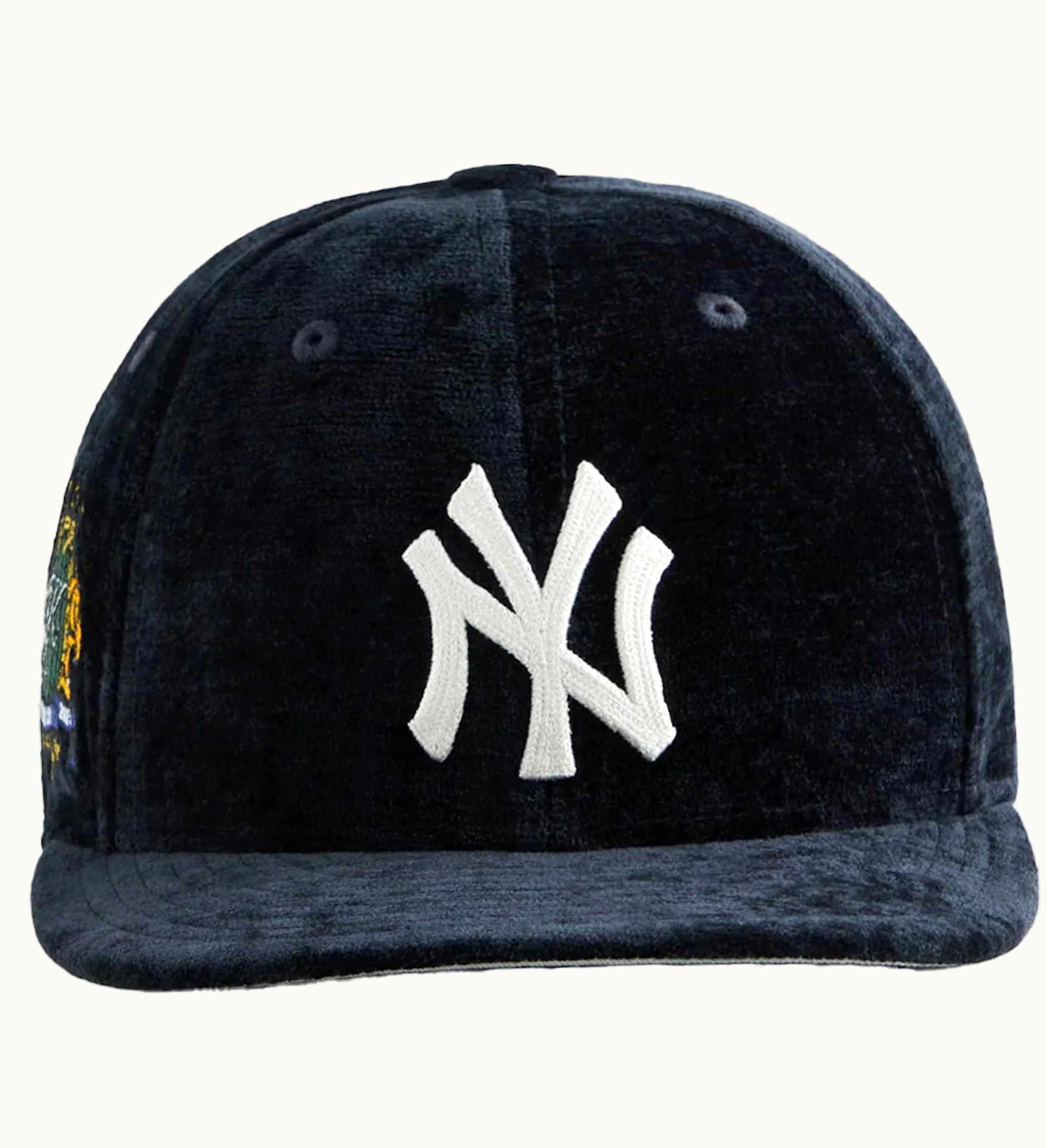 Kith Kith X New Era For The New York Yankees Chenille Chainstitch 59fifty Low Profile Cap Nocturnal