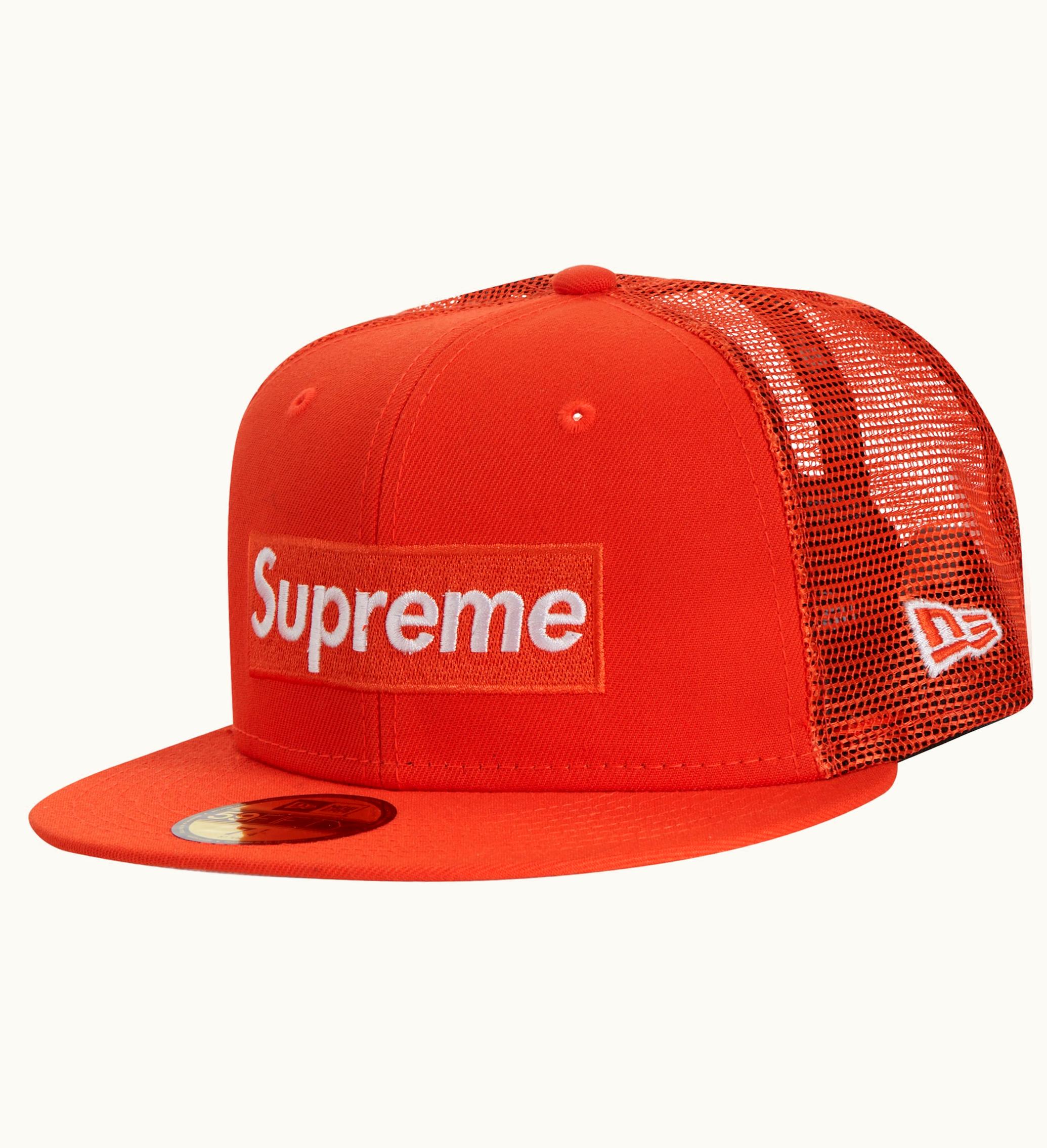 Supreme Supreme Box Logo Mesh Back New Era SS23 Orange
