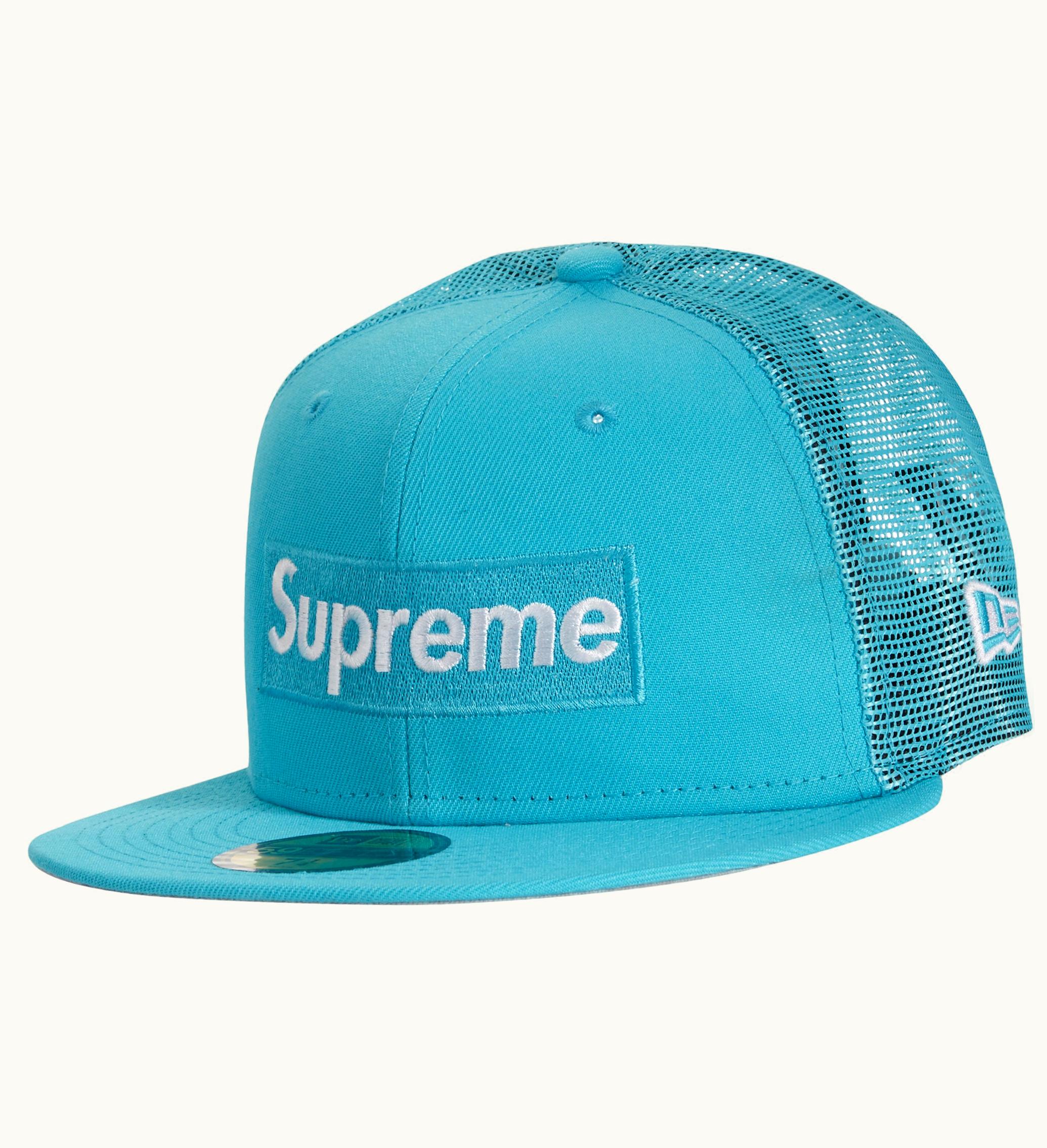 Supreme Supreme Box Logo Mesh Back New Era SS23 Blue