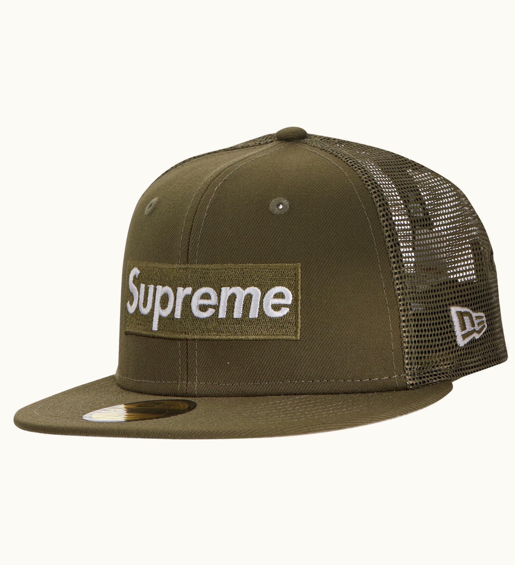 Supreme Supreme Box Logo Mesh Back New Era SS23 Olive