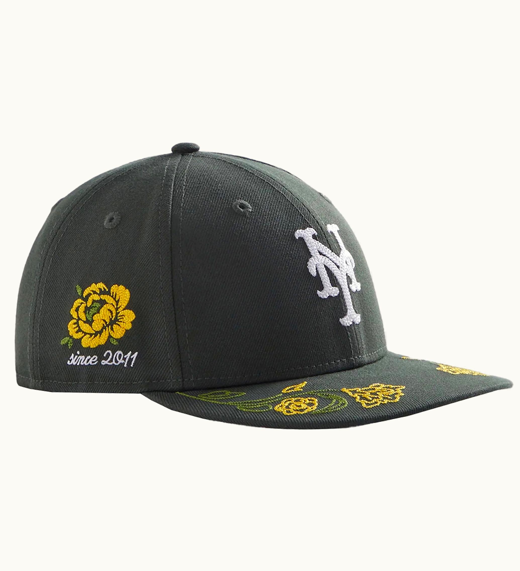 Kith Kith X New Era For Mets Floral Chainstitch 59fifty Low Profile Cypress