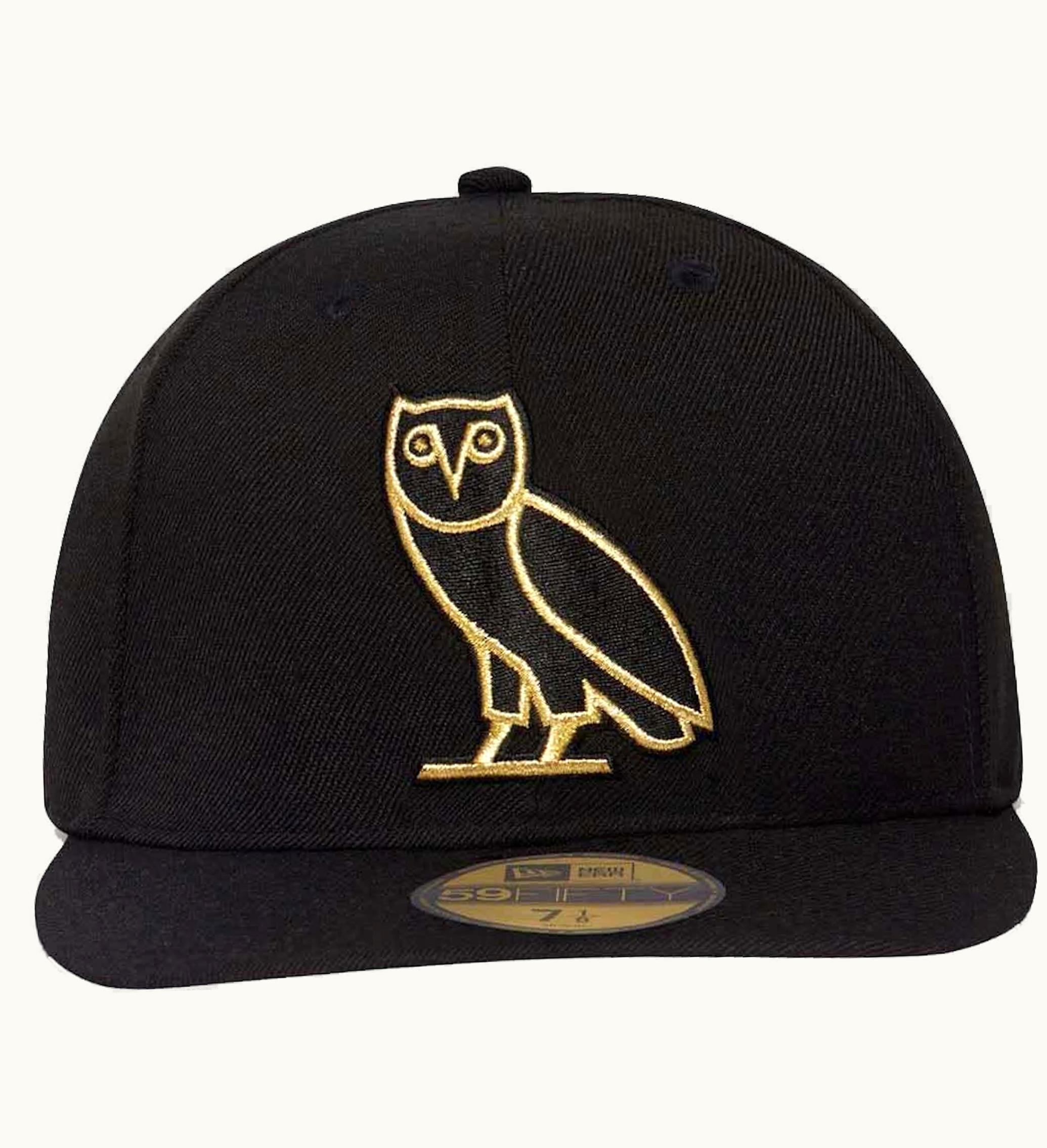 OVO OVO New Era 59fifty OG Owl Fitted Cap Black