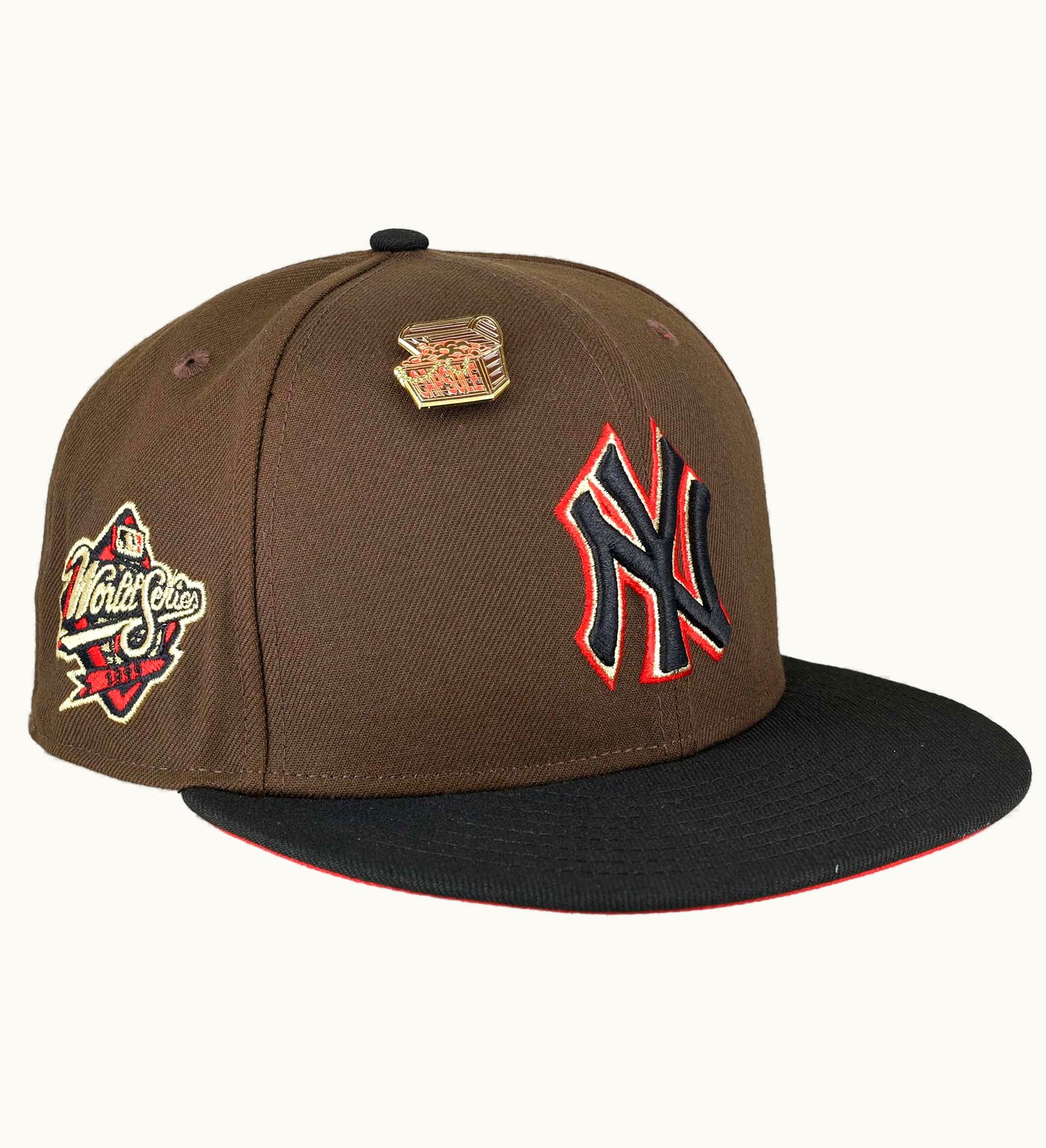 New Era New Era New York Yankees Capsule Buried Treasure 1999 World Series 59fifty Fitted Hat Brown Red