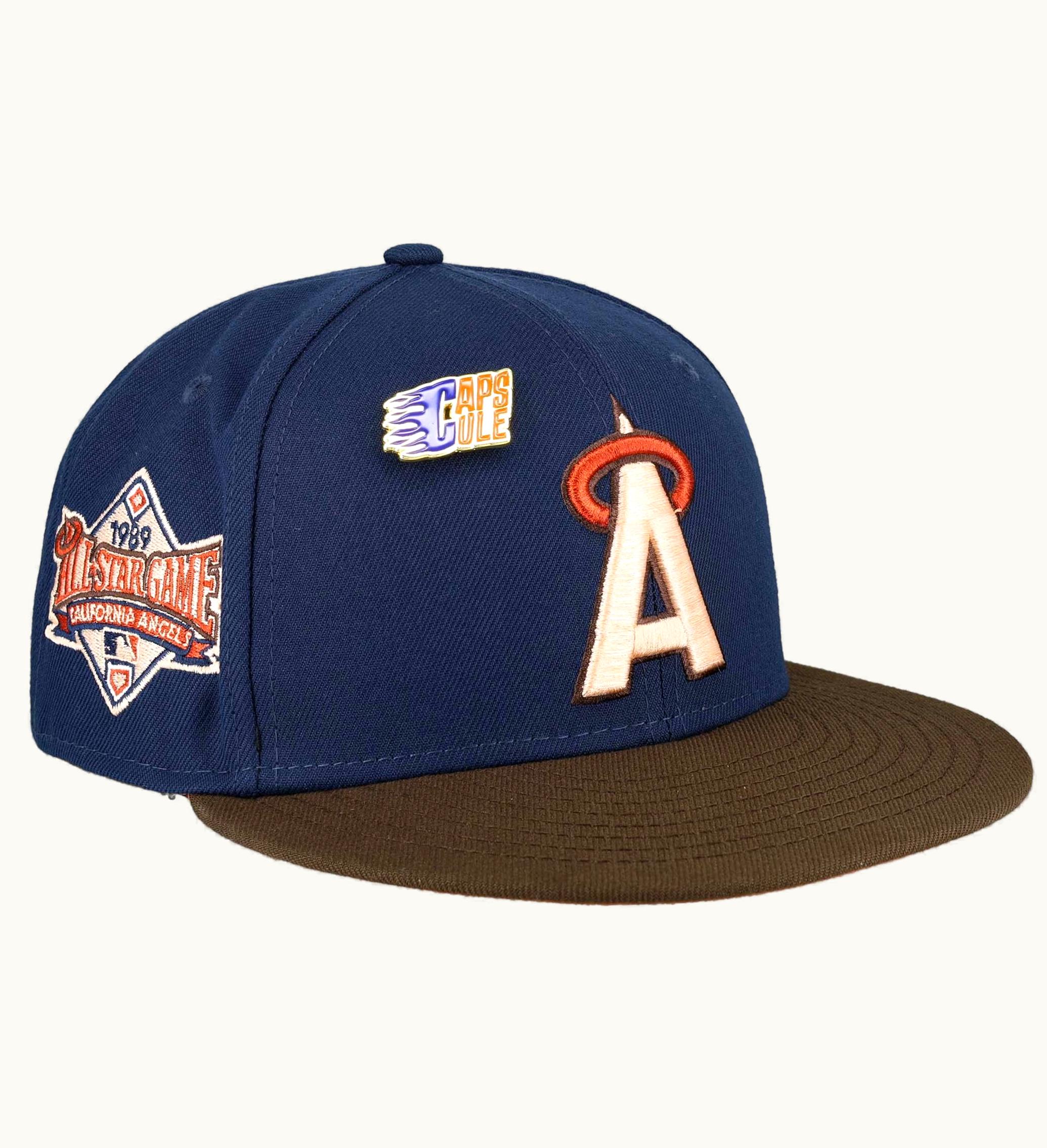 New Era New Era California Angels Capsule Navy Nitro 1989 All Star Game 59fifty Fitted Hat Navy Orange