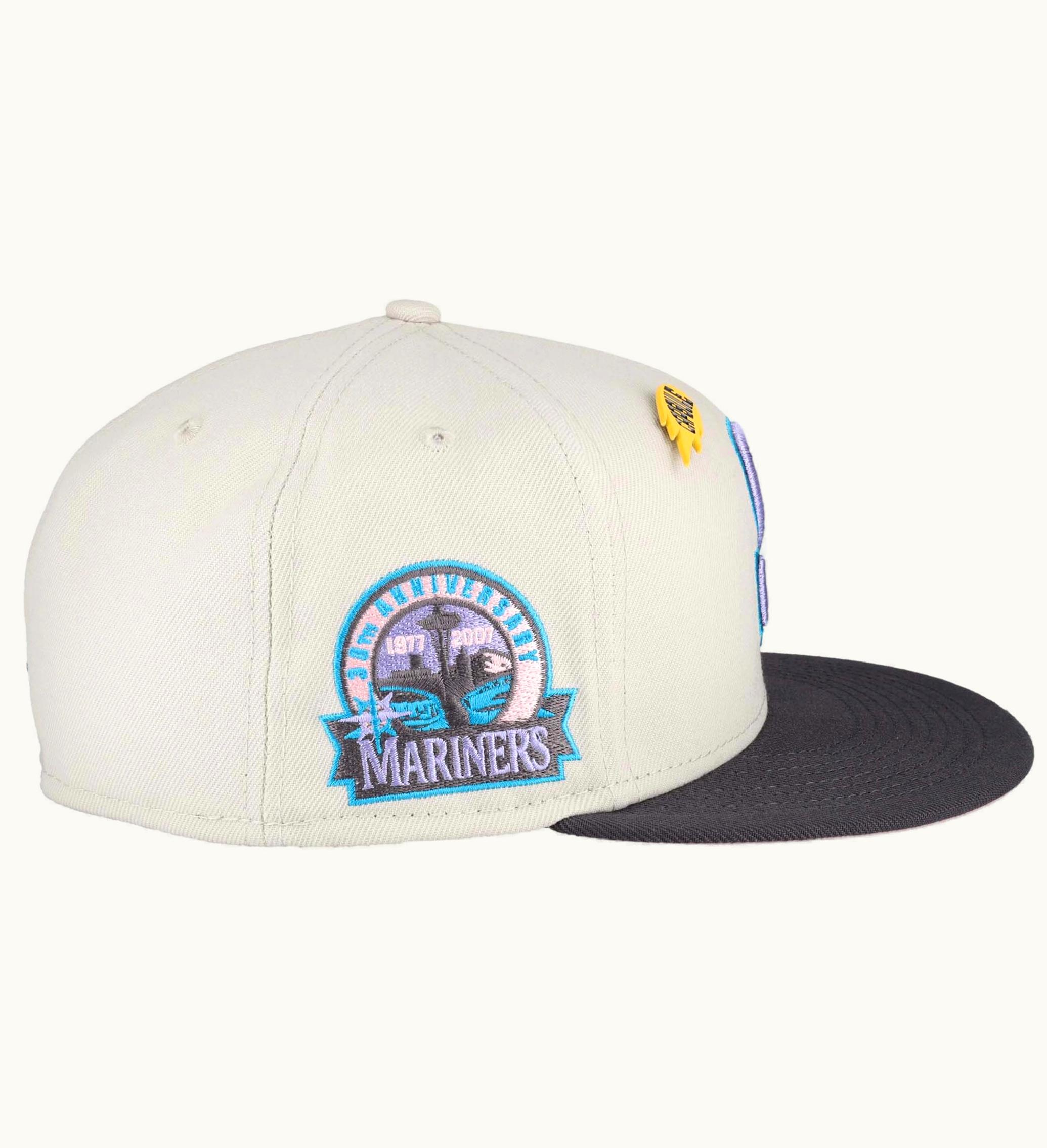 New Era New Era Seattle Mariners Capsule Comet Collection 30th Anniversary 59fifty Fitted Hat Grey Pink
