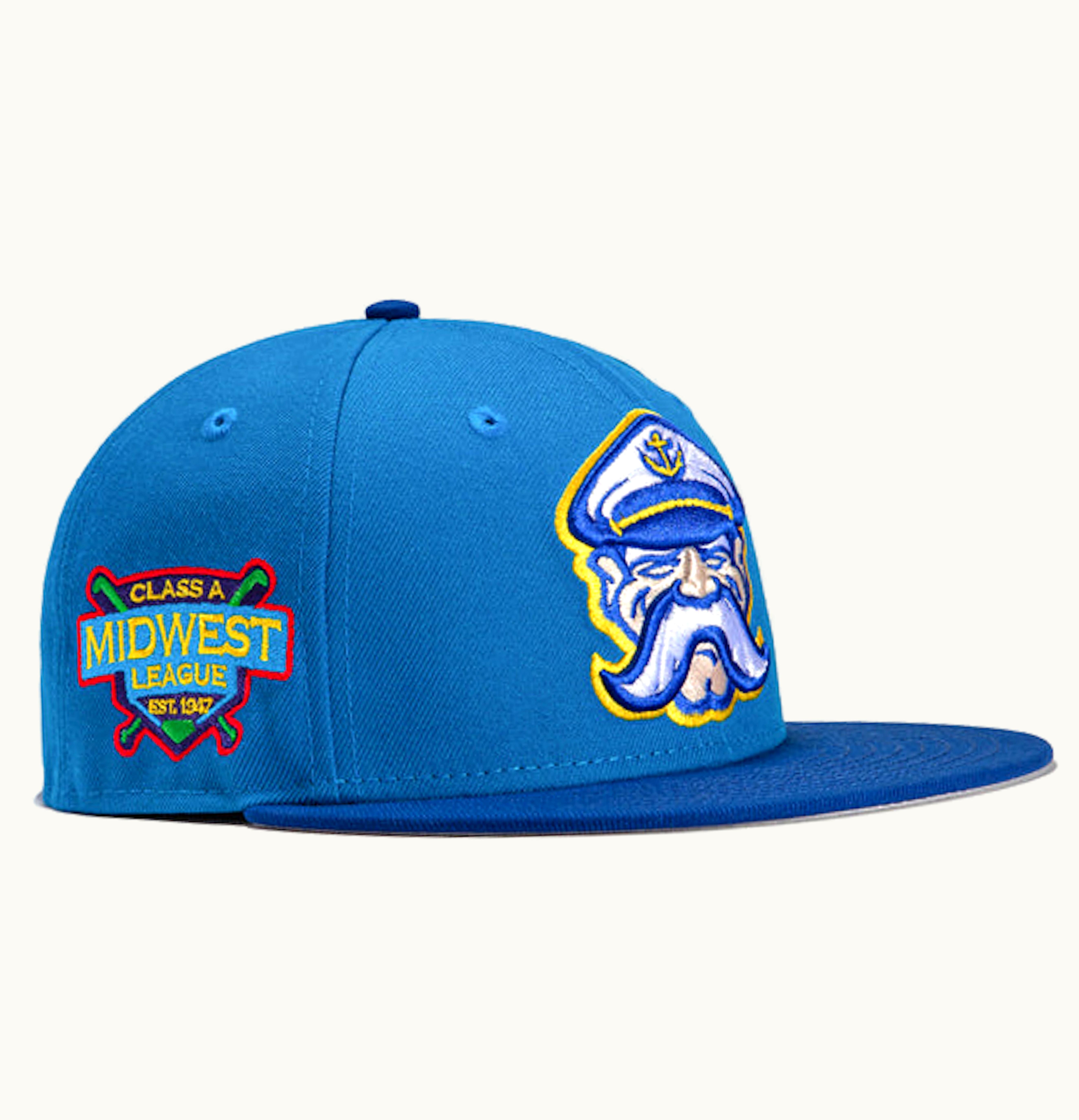 New Era New Era X Hat Club Exclusive Cereal Pack Bonus Flavors Lake County Captains Midwest League Patch 59fifty Fitted Hat Royal