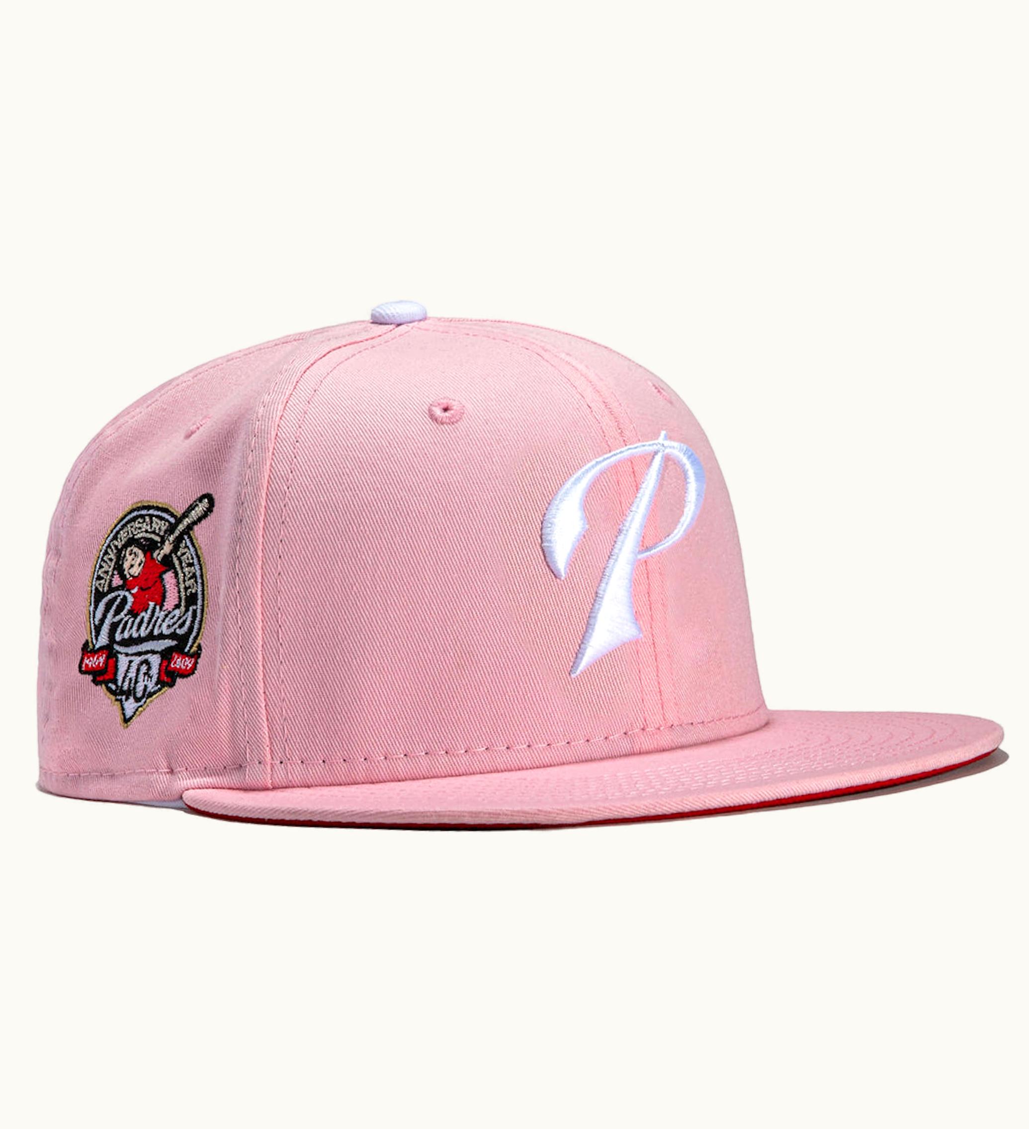 New Era New Era X Hat Club San Diego Padres 40th Anniversary Patch P Strawberry Jam 59fifty Fitted Hat Pink