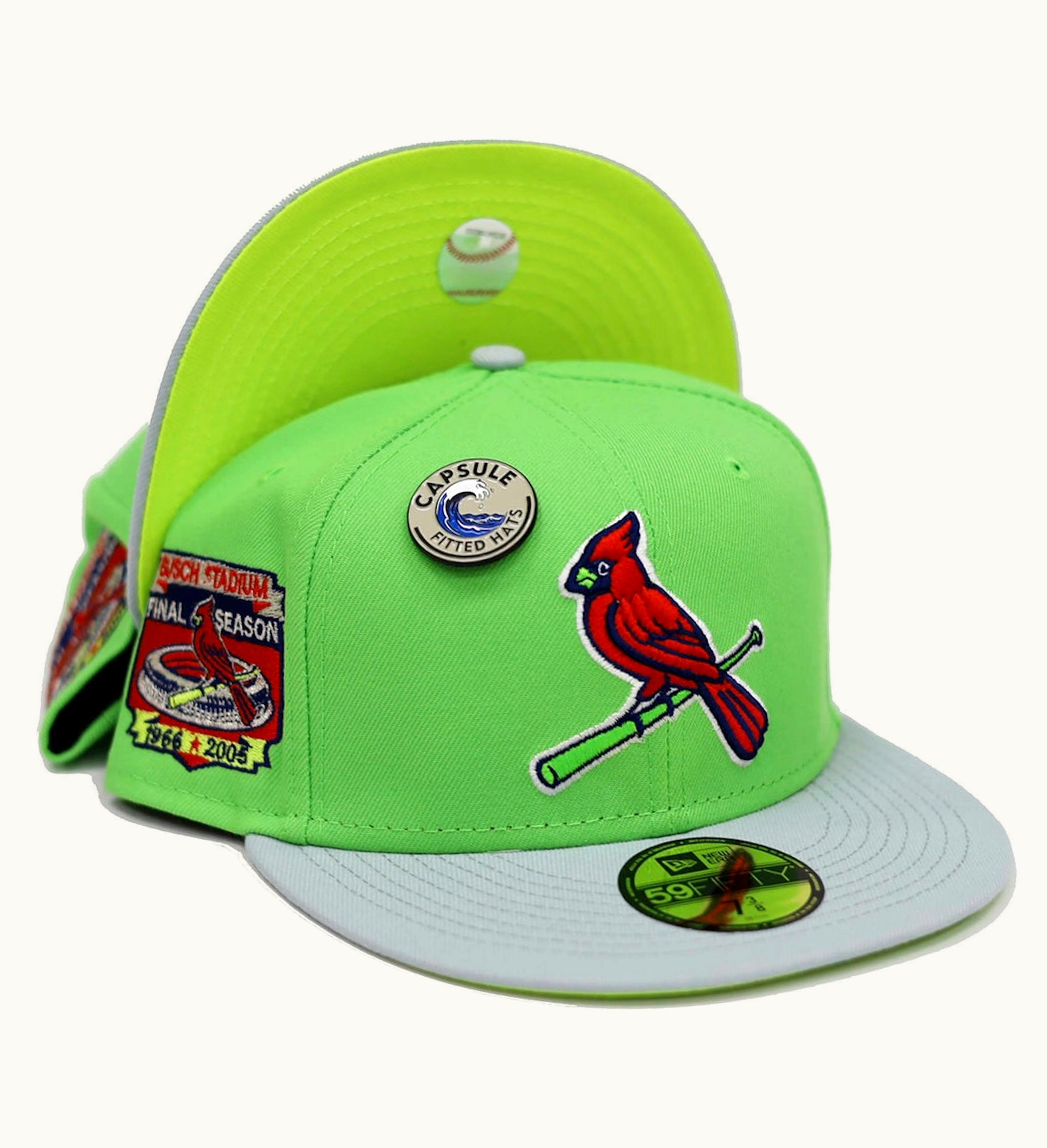 New Era New Era St Louis Cardinals Capsule Claw Collection Busch Stadium 59fifty Fitted Hat Green Green