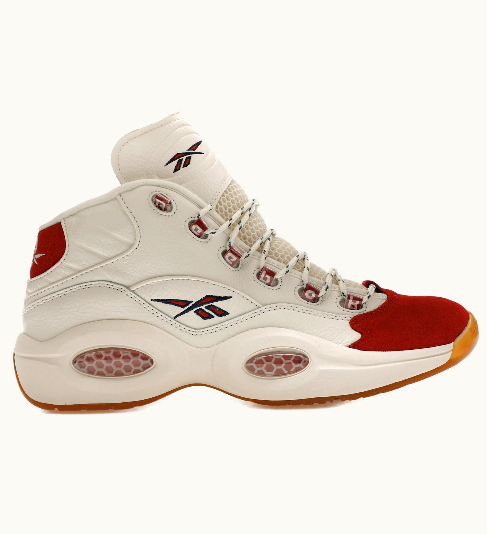 Reebok Question Mid Vintage Red Toe