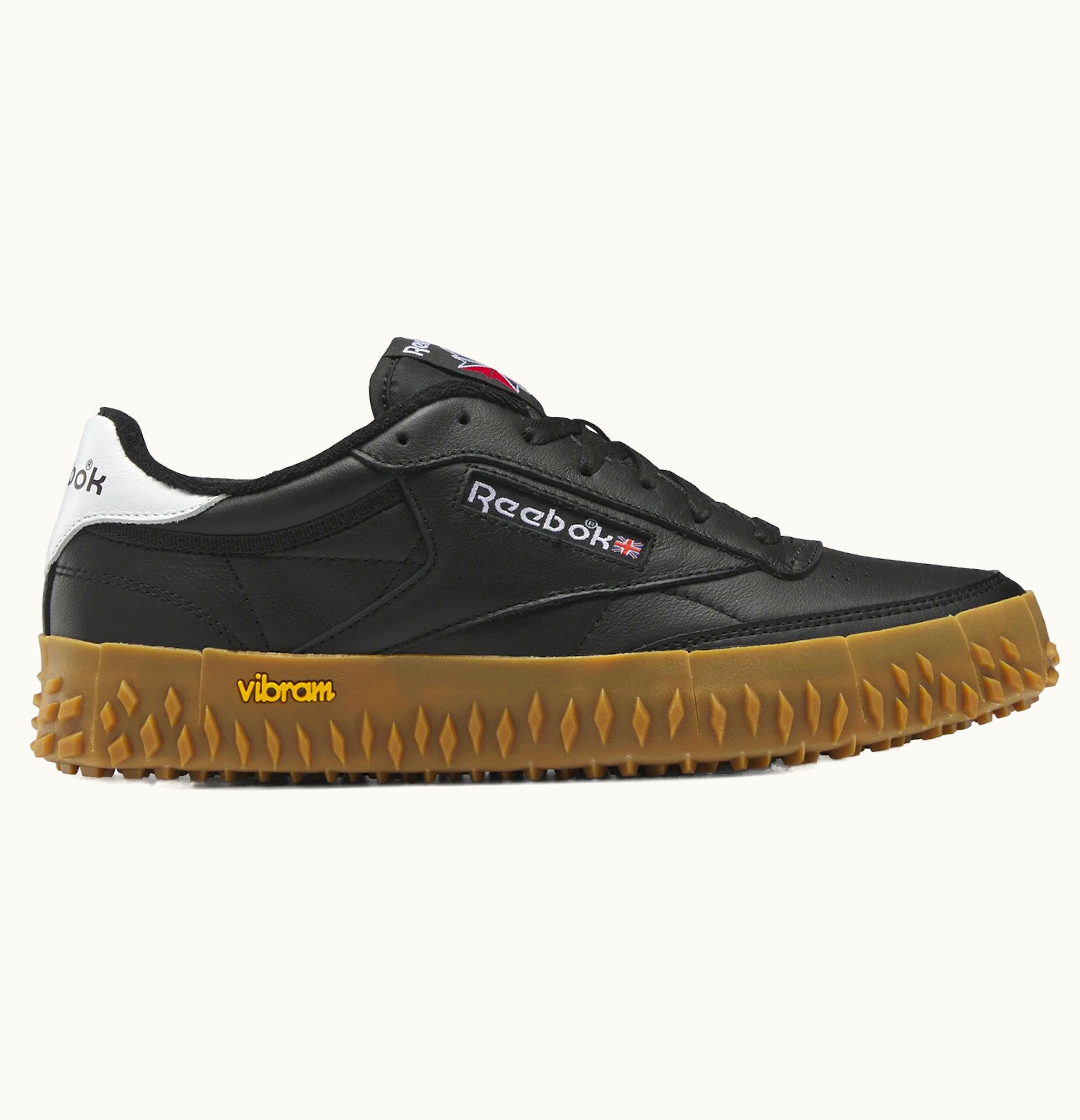 Reebok Club C Vibram Core Black Gum