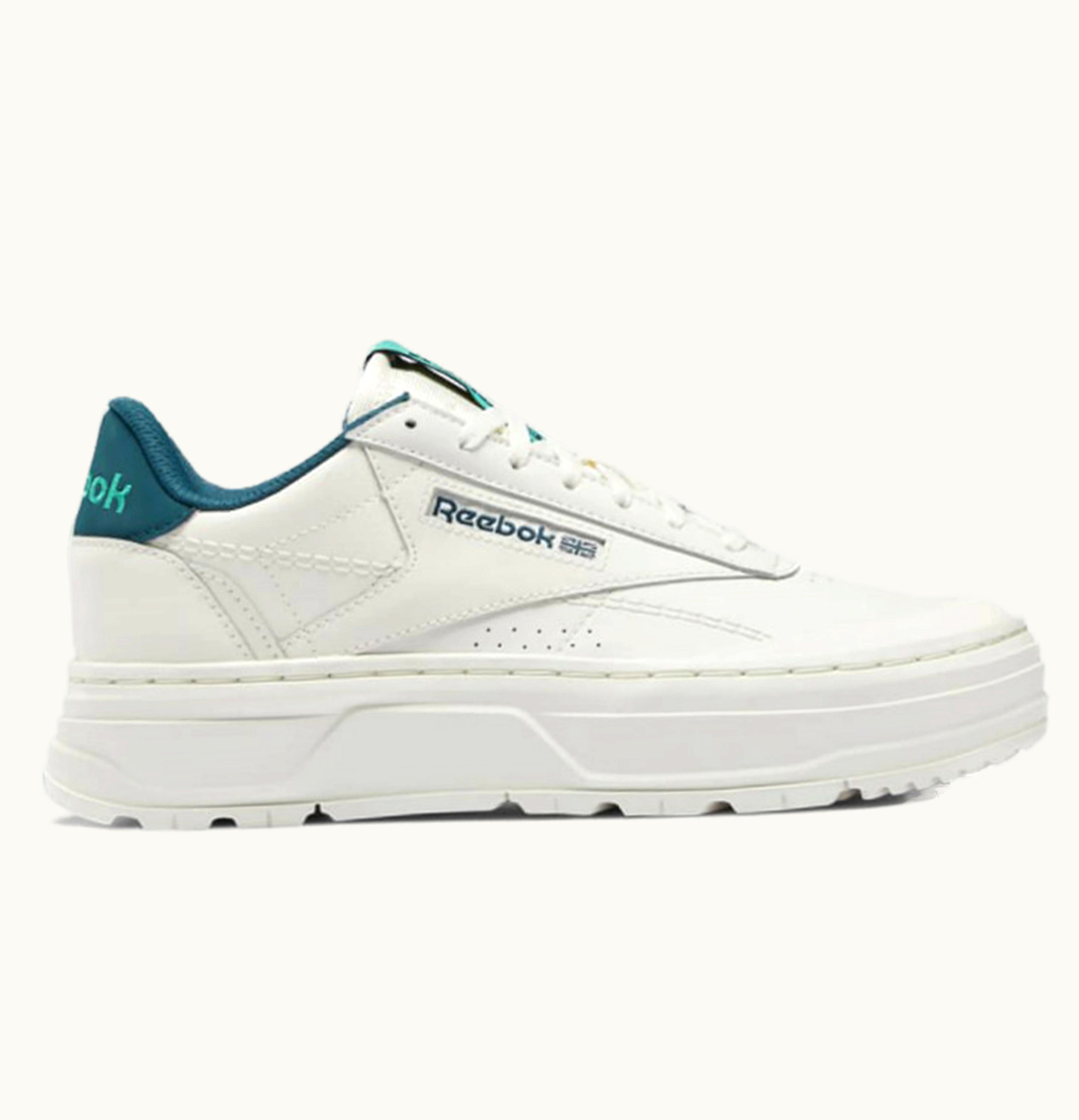 Reebok Club C Double Geo Chalk Future Teal W