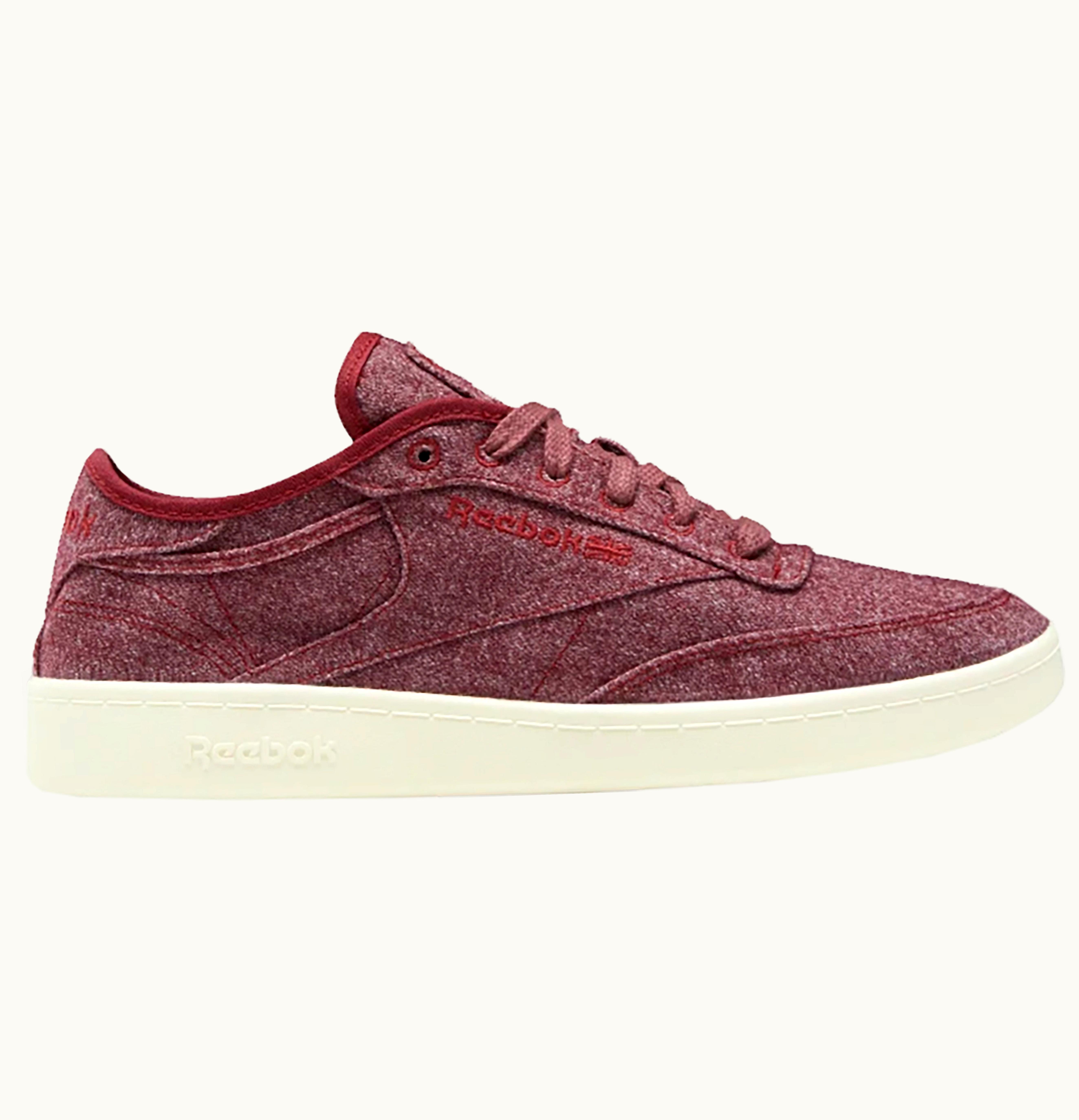 Reebok Club C Wool Corn Merlot