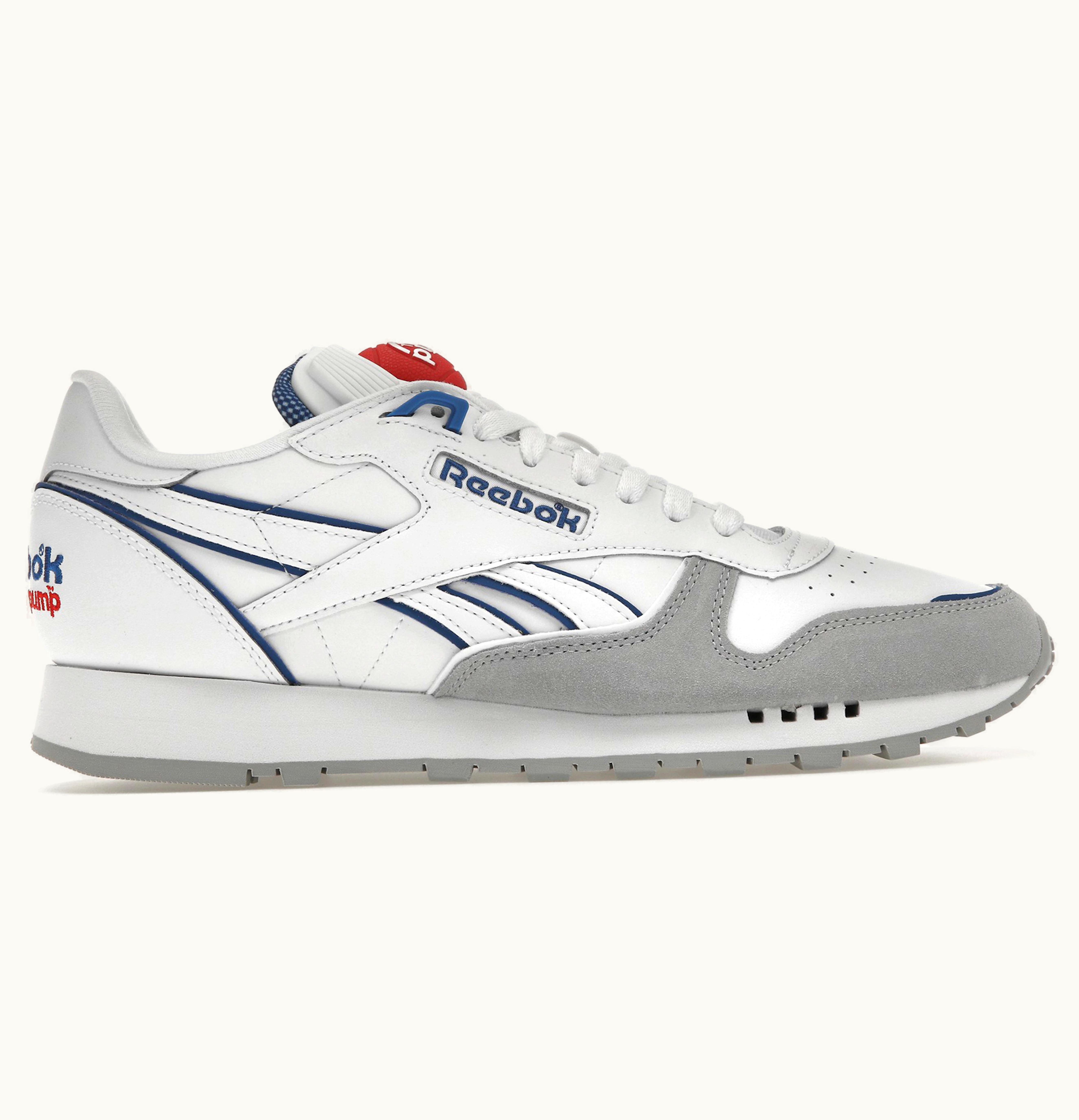 Reebok Classic Leather The Pump White Vector Blue