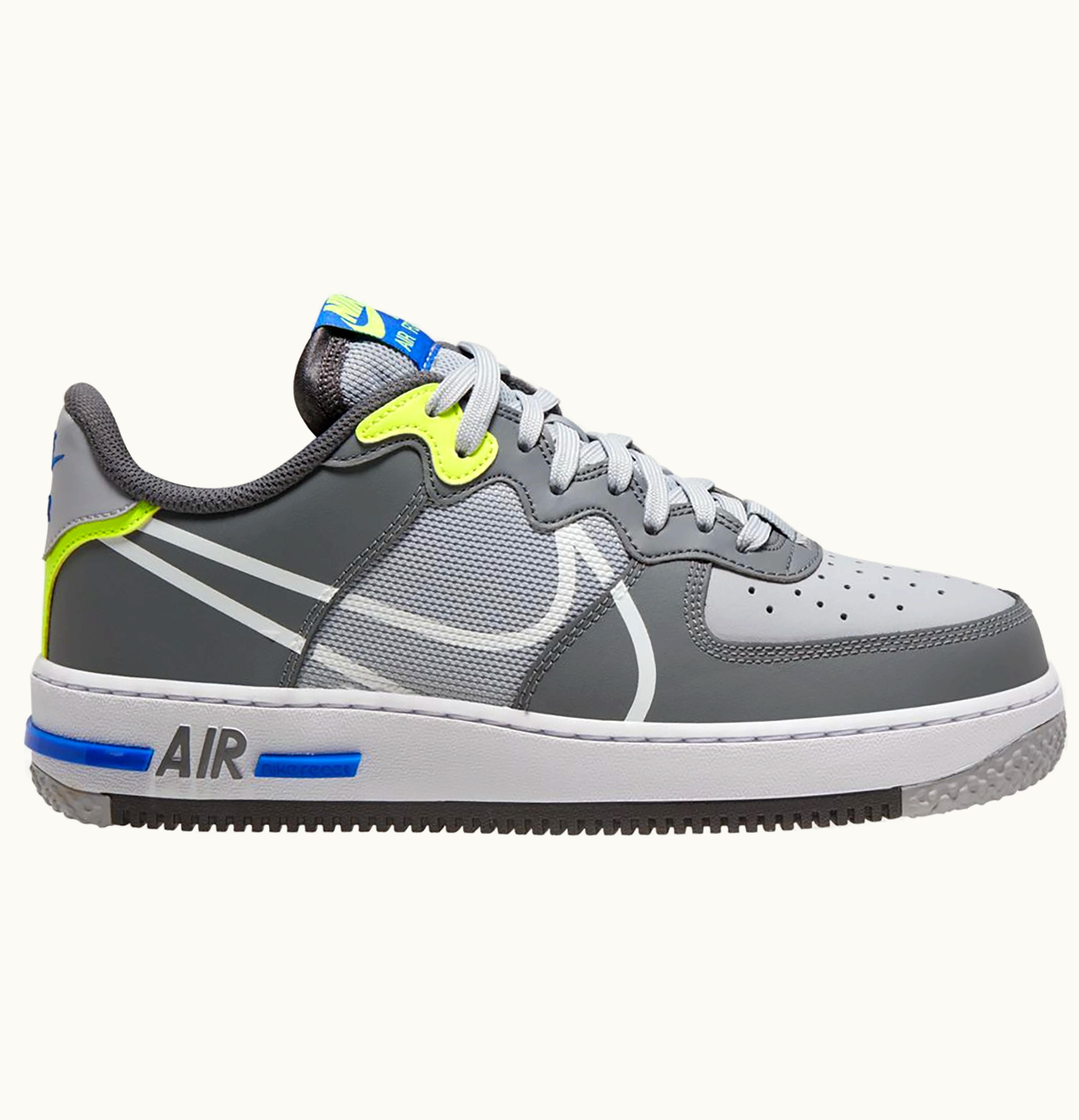 Nike Nike Air Force 1 React Wolf Grey