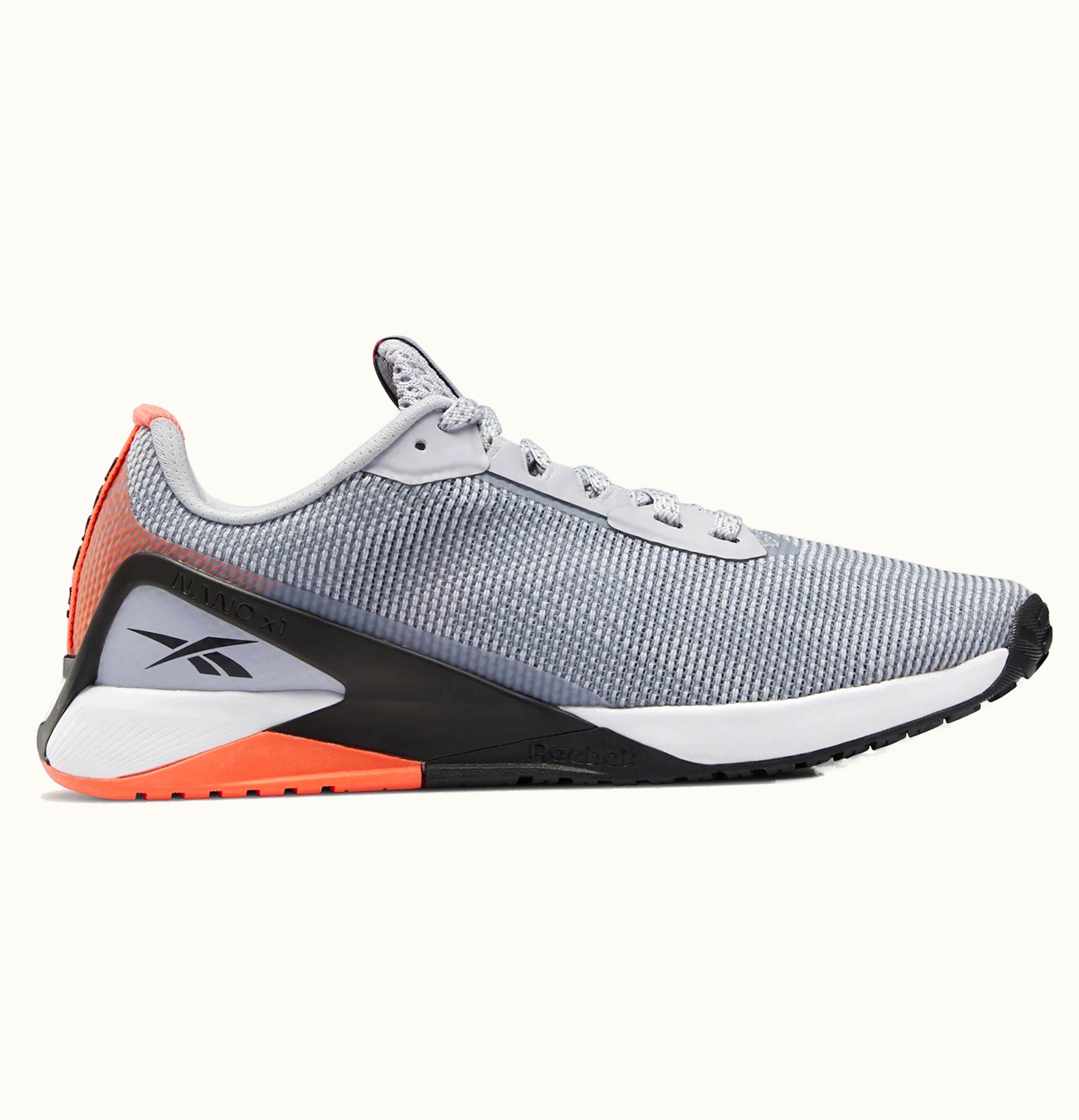 Reebok Nano X1 Grit Grey Orange Flare Womens