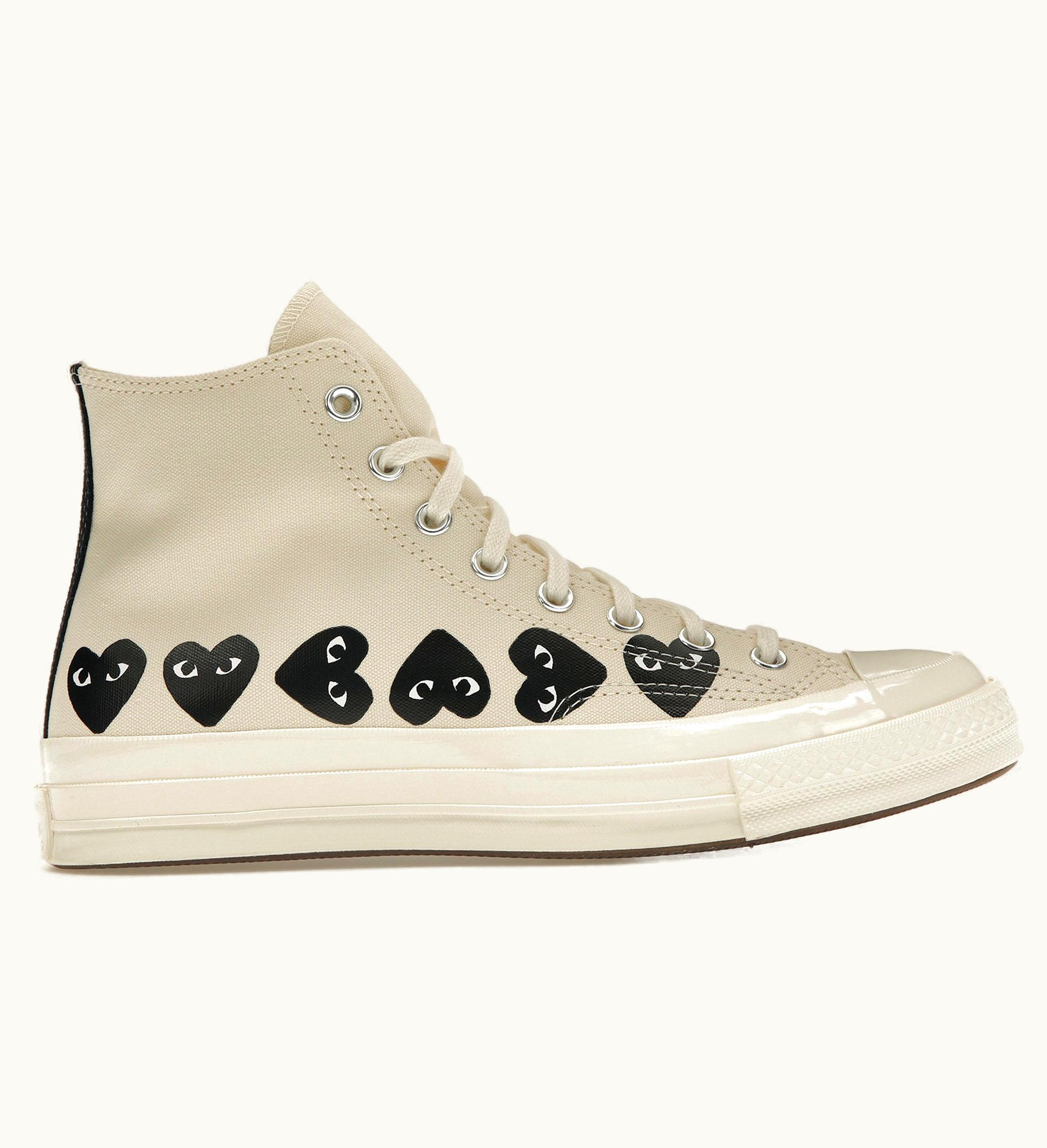 Converse Chuck Taylor All Star 70 Hi Comme Des Garcons Play Multi Heart Milk