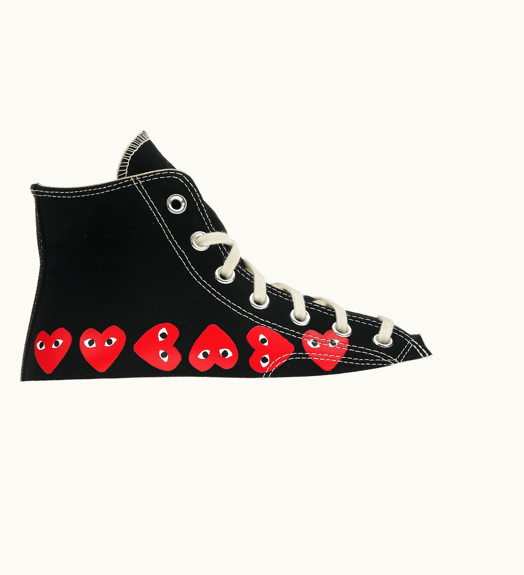 Converse Chuck Taylor All Star 70 Hi Comme Des Garcons Play Multi Heart Black