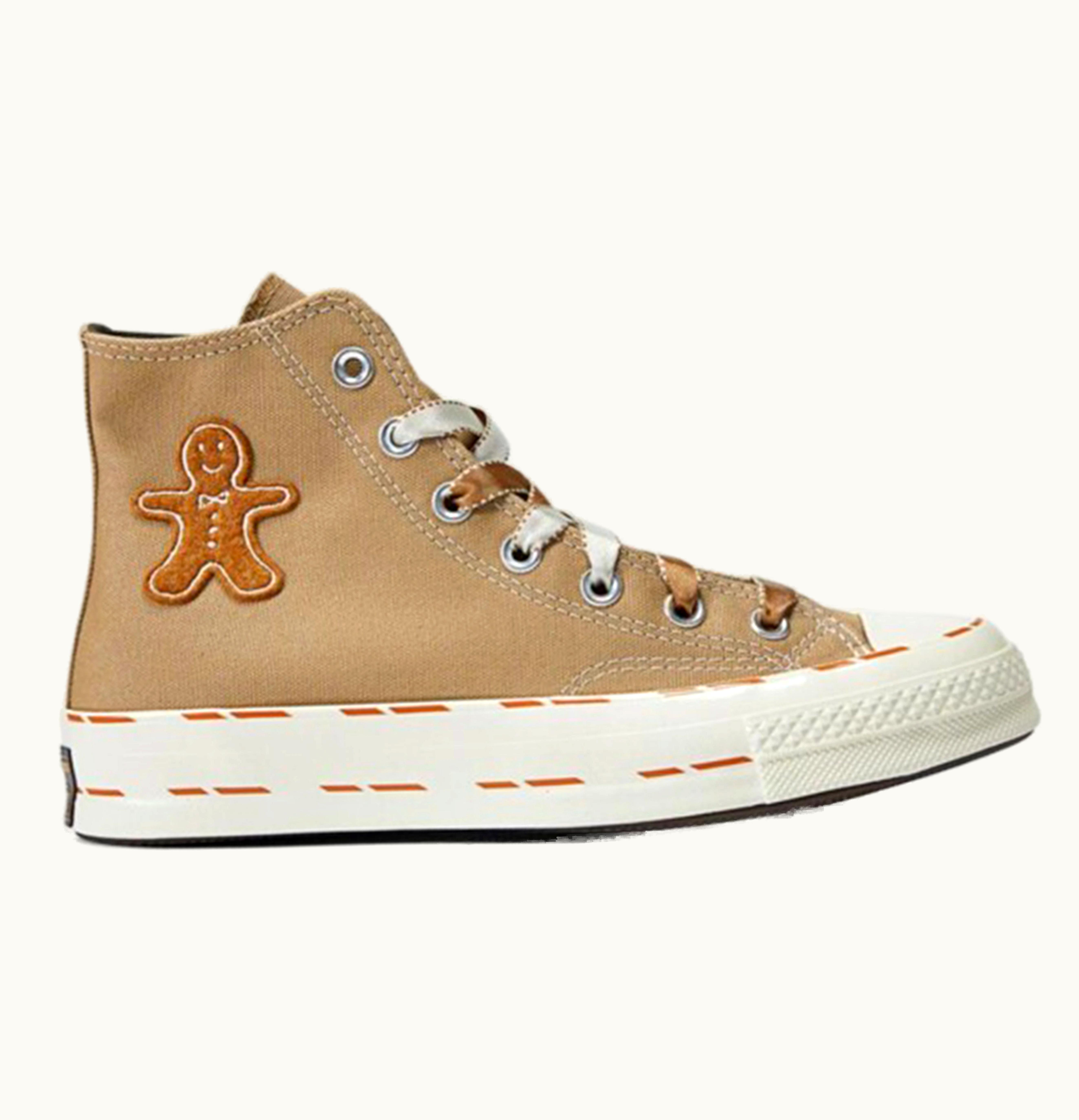 Converse Chuck Taylor All Star 70 Hi Christmas Pack Gingerbread Man Khaki