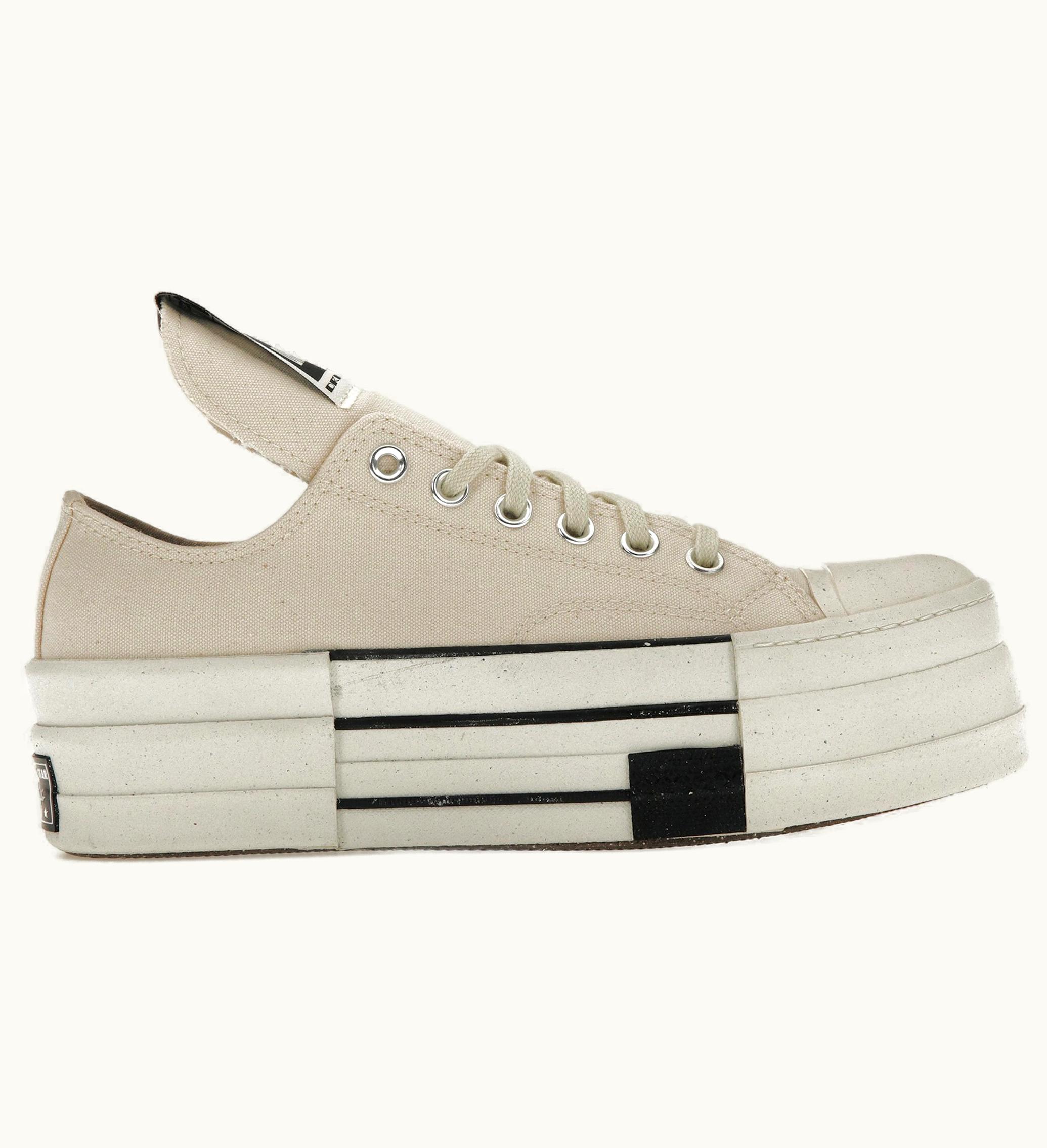 Converse DRKSHDW Chuck Taylor All Star Dbl Drkstar Ox Rick Owens Drkstar Natural Ivory