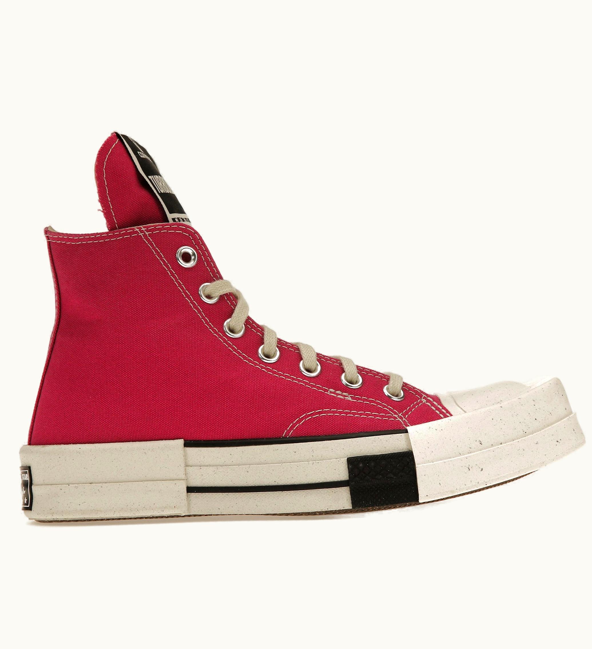 Converse Turbodrk Chuck Taylor All Star 70 Hi Rick Owens DRKSHDW Hot Pink