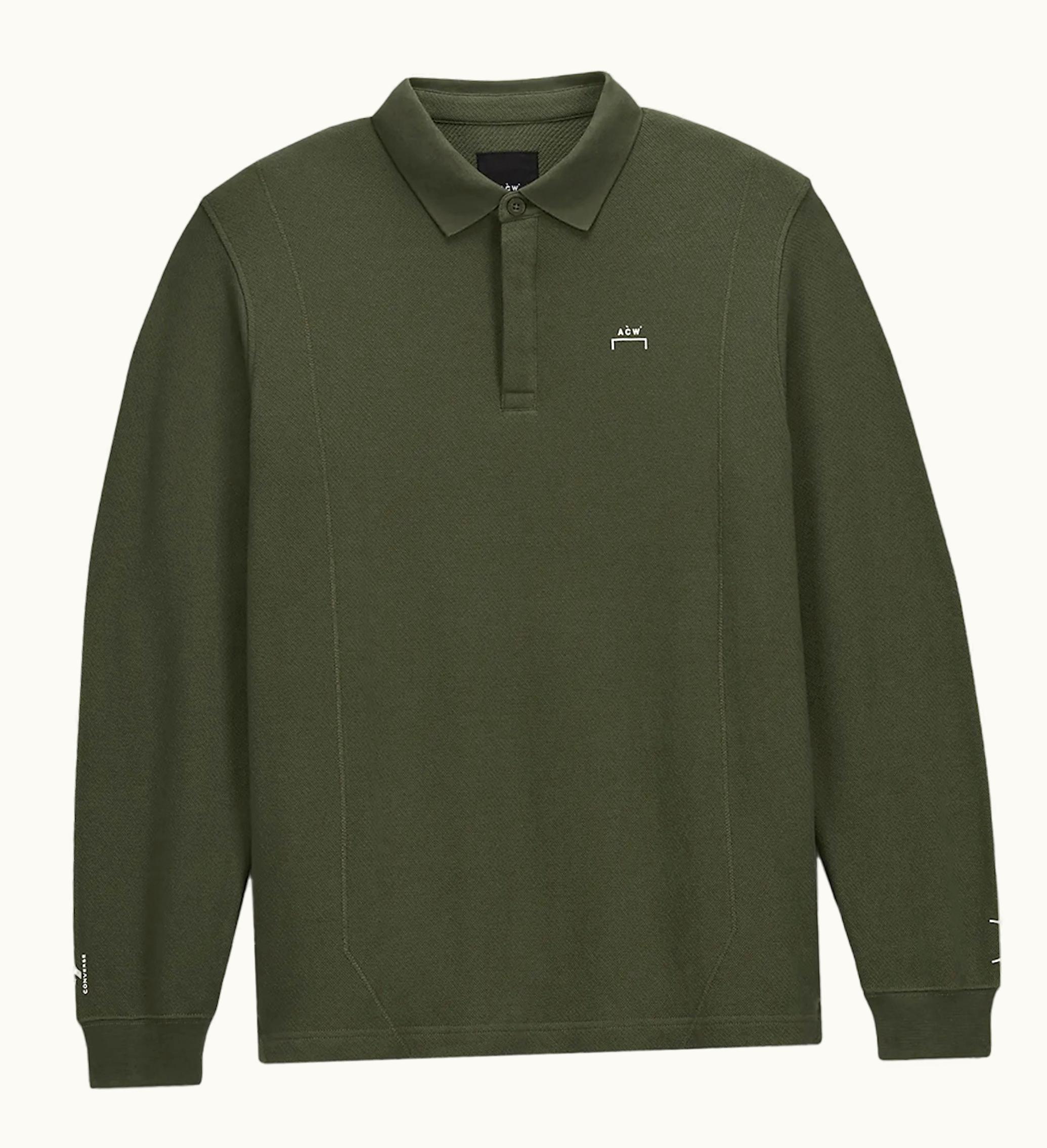 Nike Nike Converse X A Cold Wall Long Sleeve Polo Pine Green