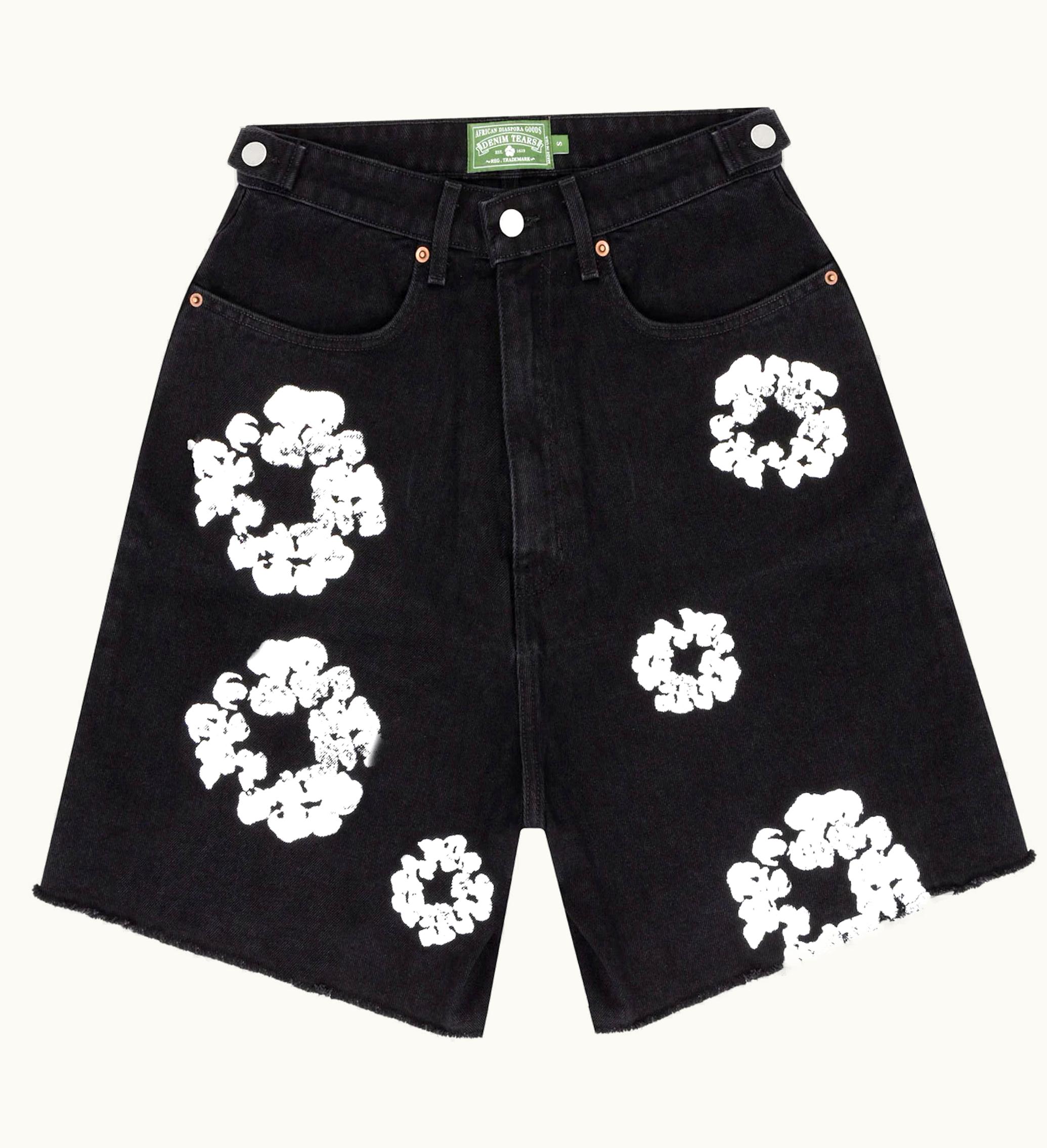 Denim Tears Denim Tears X Levis Cotton Wreath Jean Short Black