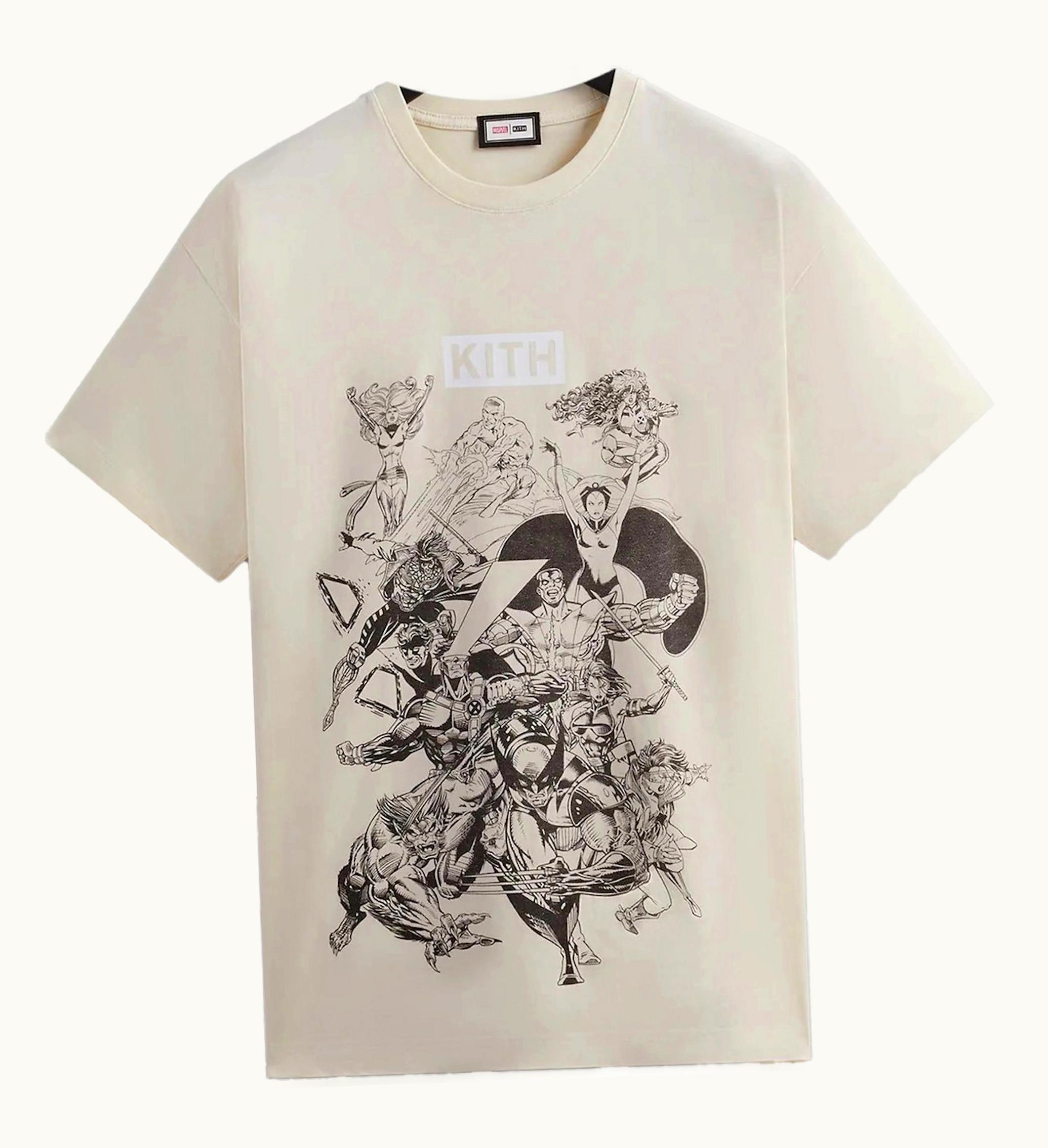 Kith Kith X Marvel X Men Comic Inked Vintage Tee Sandrift Ph