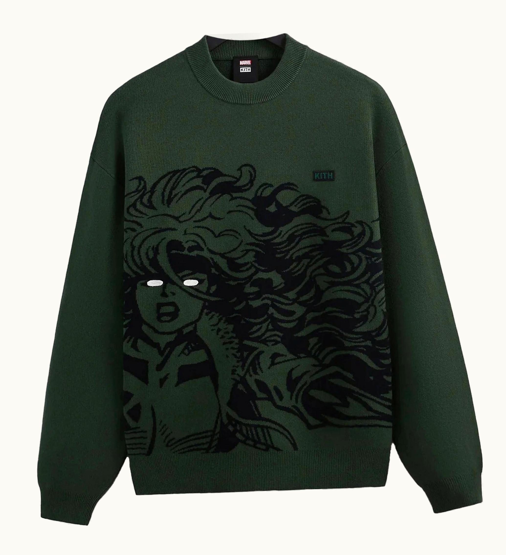 Kith Kith X Marvel X Men Rogue Crewneck Conifer Ph