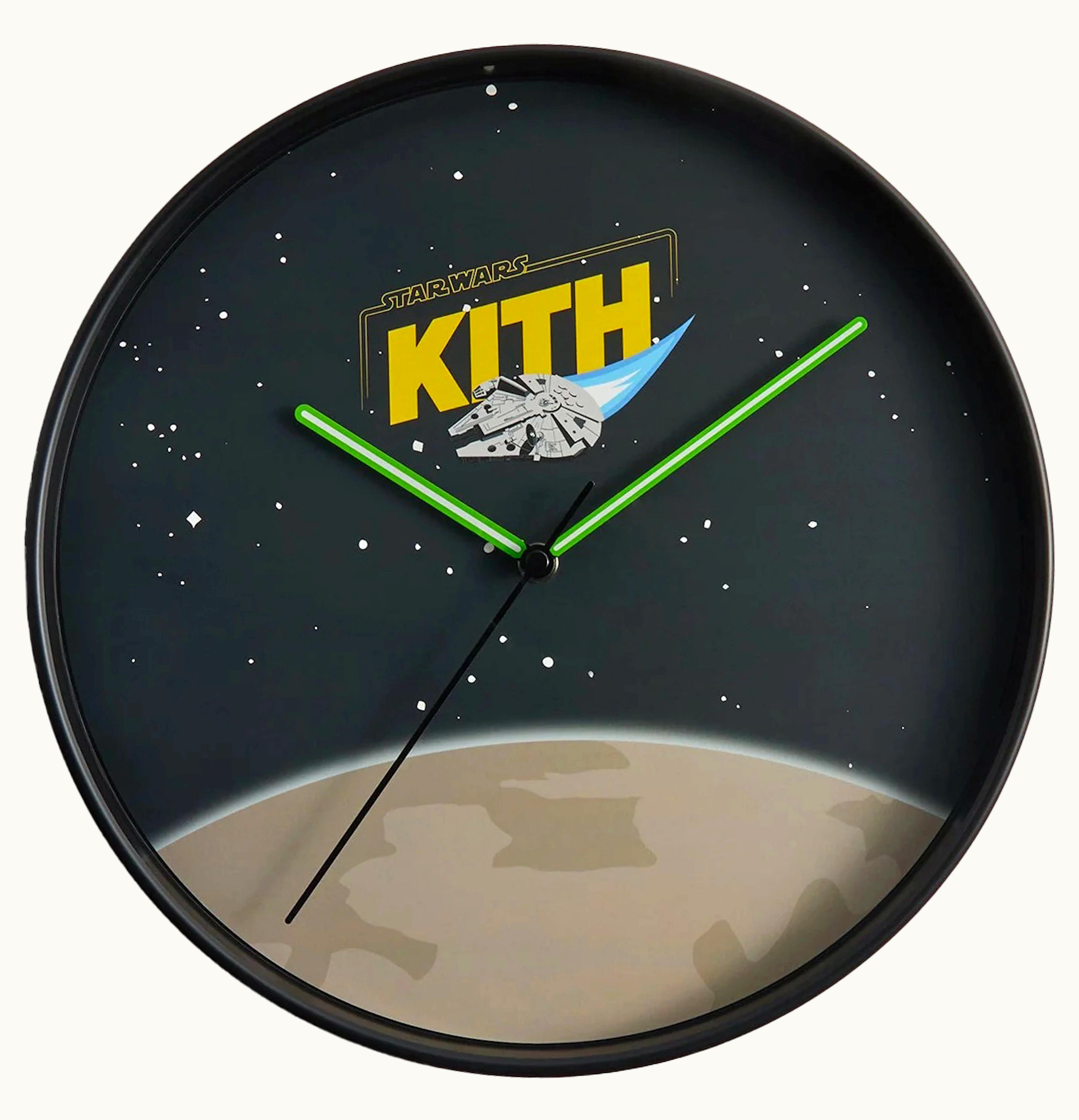 Kith Kith X Star Wars Millennium Falcon Ship Wall Clock Black